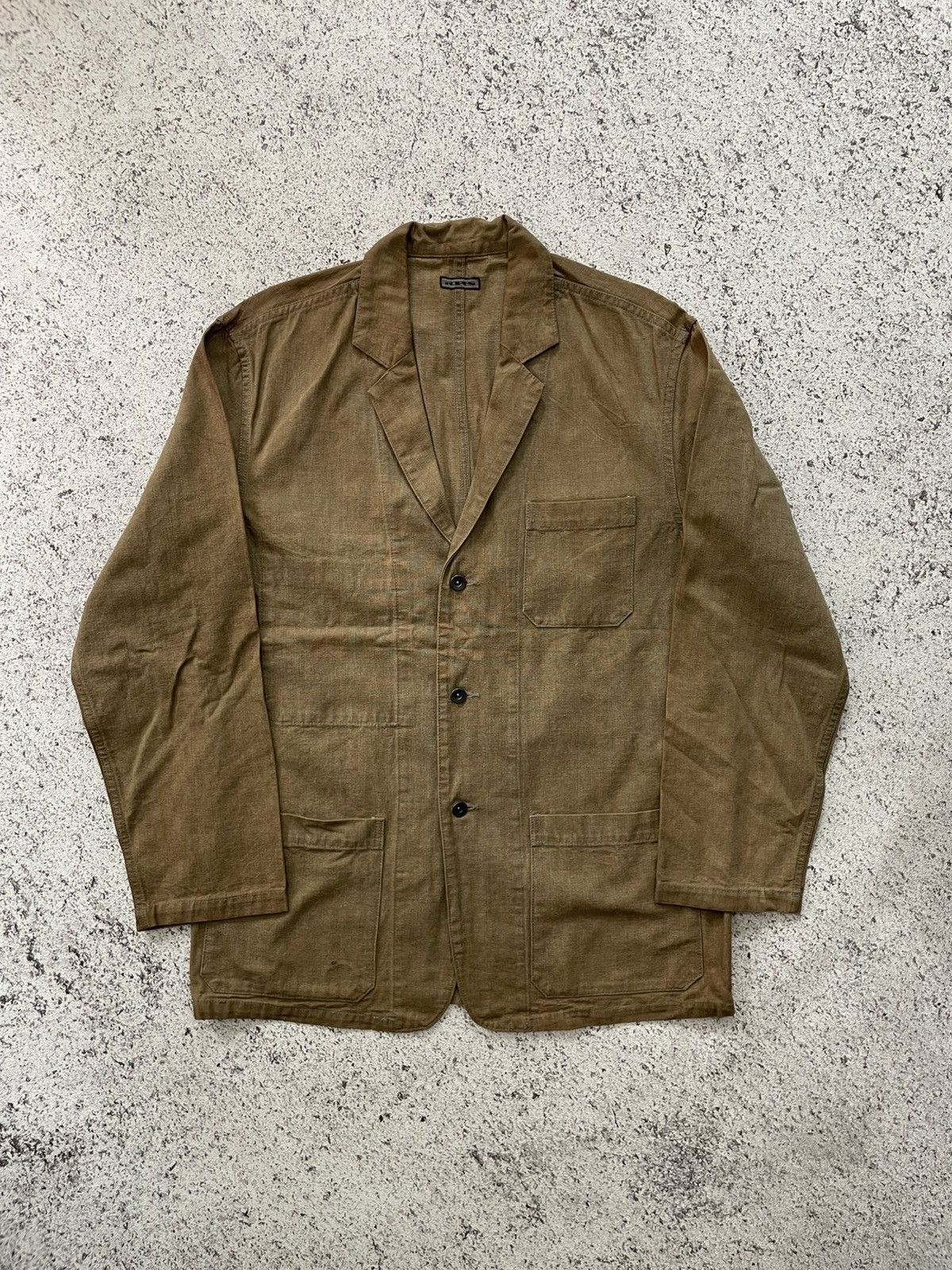 Other 1990s Ropes - Denim Canvas Work Blazer Jacket Size US L / EU 52-54 / 3 - 2 Thumbnail