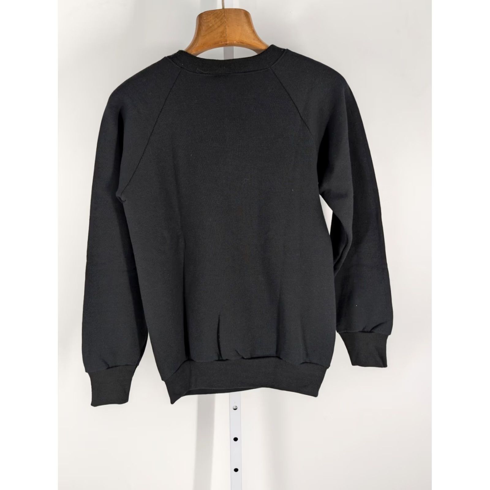 Fruit Of The Loom VINTAGE Mickey Fantasia Wizard Glitter Crewneck Sweatshirt Unisex Adults S Black Cotton Blend 90s 80s Disney Fruit of the Loom Sweatshirt Size US S / EU 44-46 / 1 - 2 Thumbnail