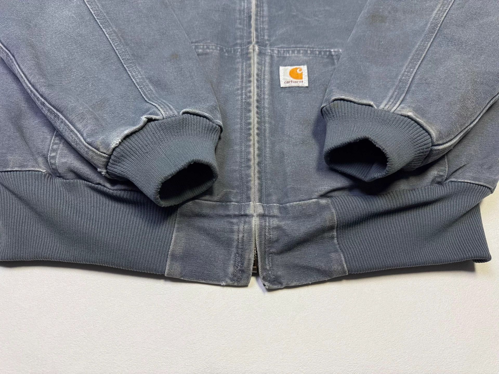 Carhartt Carhartt Vintage WJ130 Women's Storm Blue Hooded Jacket Size L / US 10 / IT 46 - 3 Thumbnail