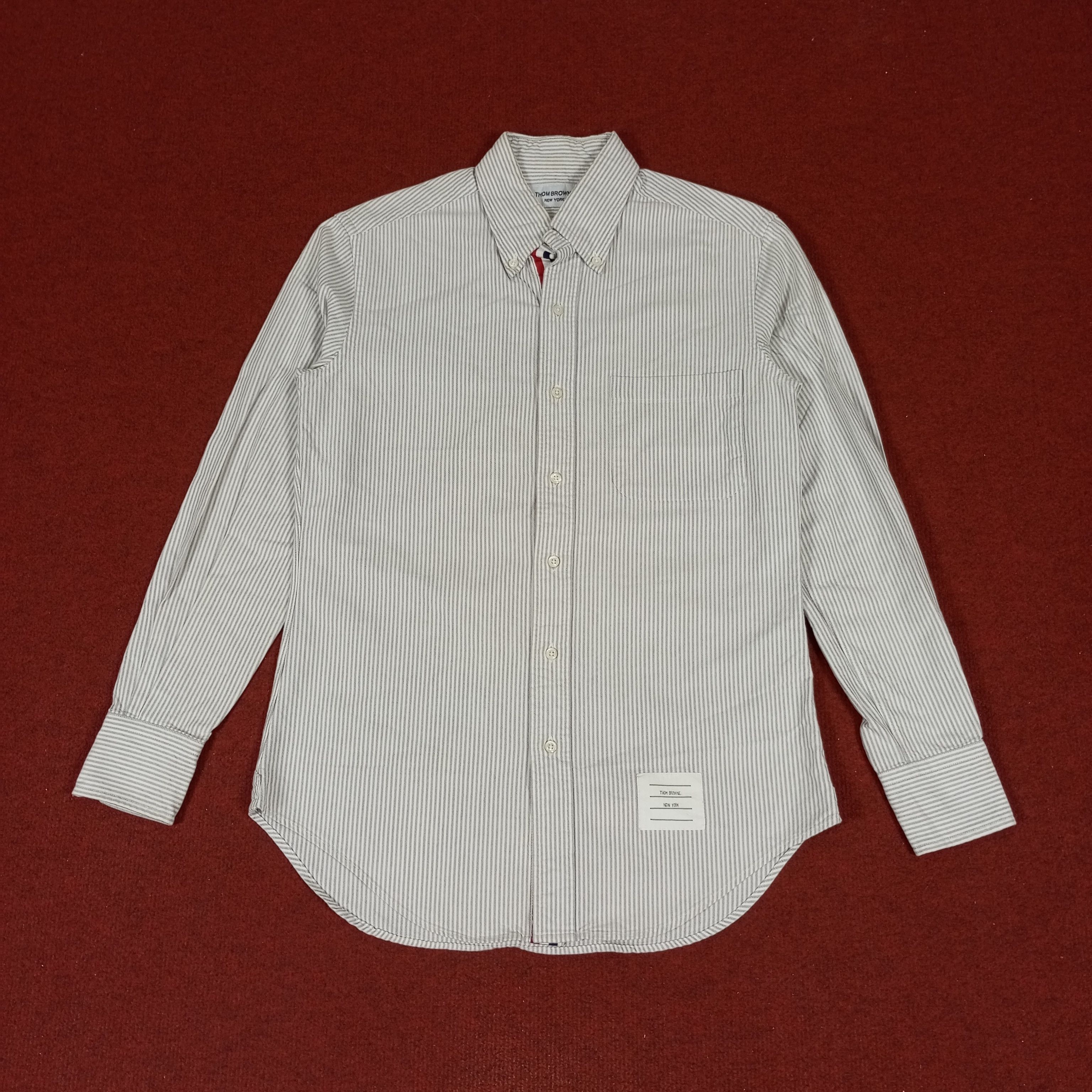 Designer × Thom Browne × Vintage Thom Browne New York Casual Style Designer Shirt Size US S / EU 44-46 / 1 - 1 Thumbnail