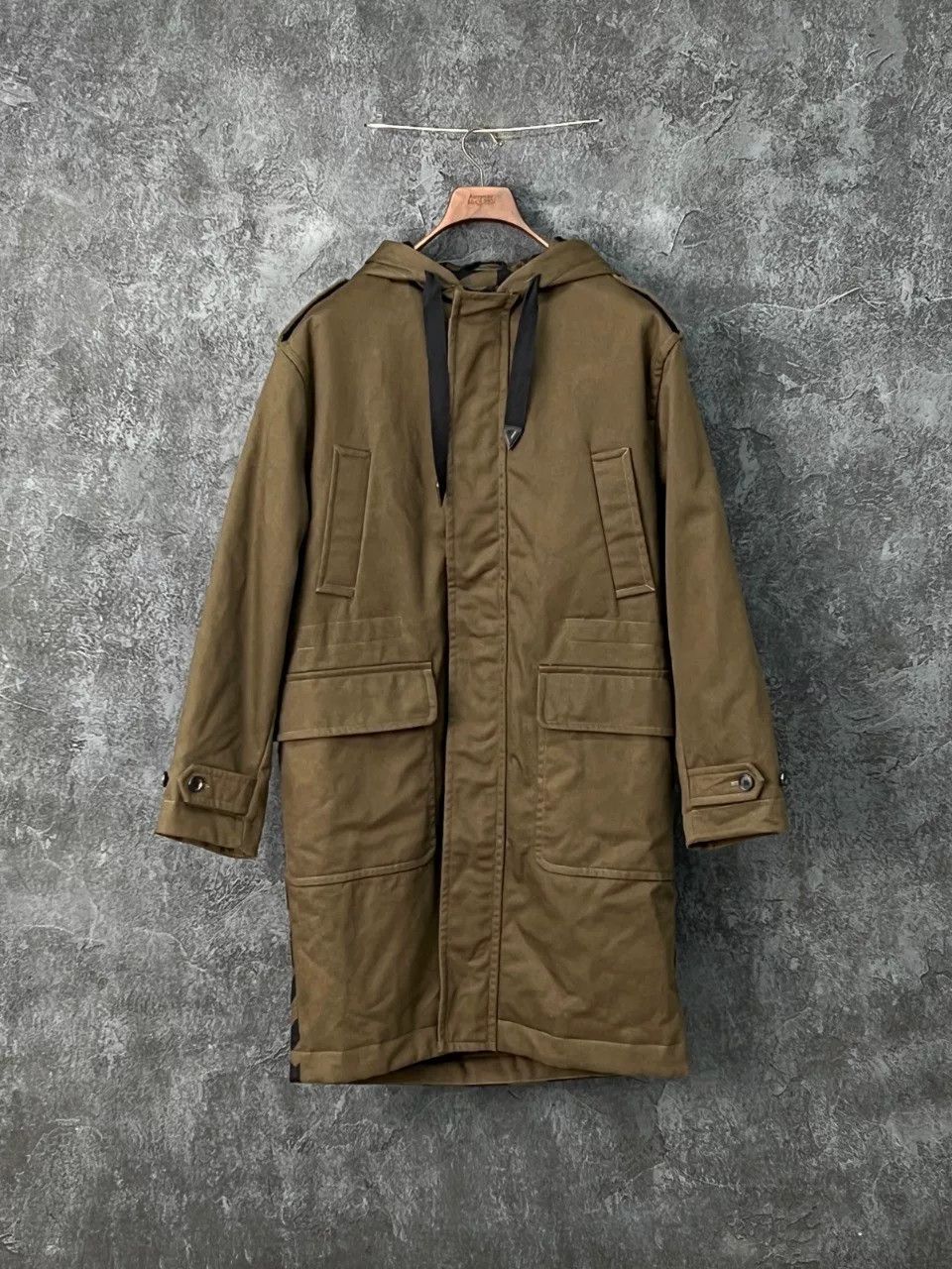 Versace Versace Cotton Long Heavy Coat m Men Size US M / EU 48-50 / 2 - 1 Thumbnail