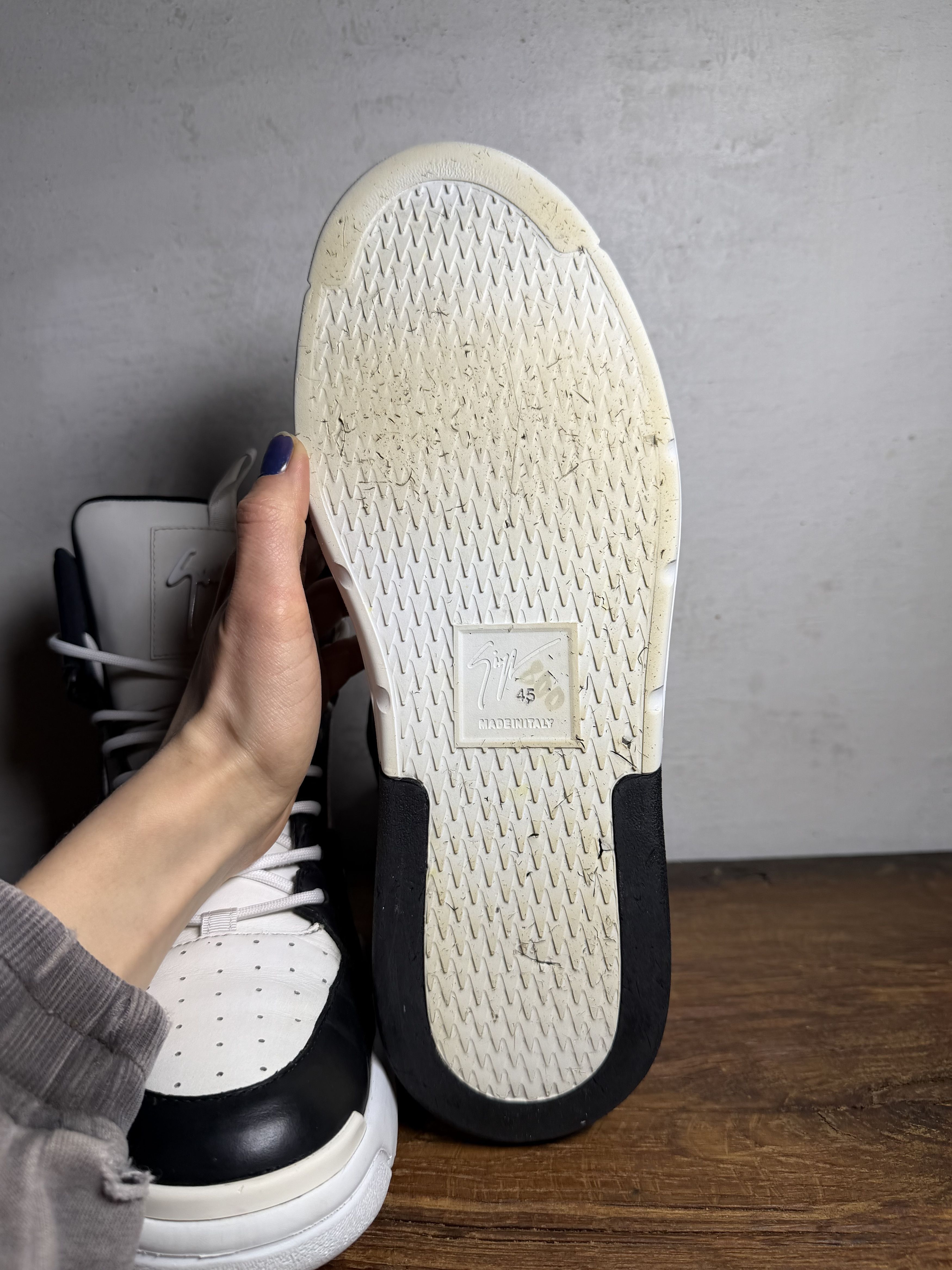 Giuseppe Zanotti Giuseppe Zanotti Talon high-top Sneakers Size US 12 / EU 45 - 9 Thumbnail