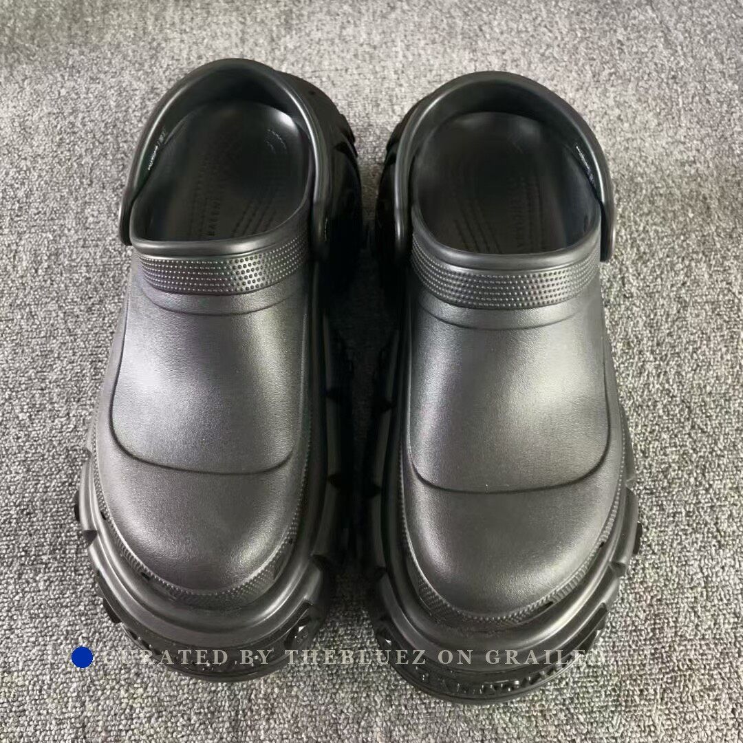 Balenciaga × Crocs Balenciaga x Crocs Hardcrocs Sandal Black sz 43