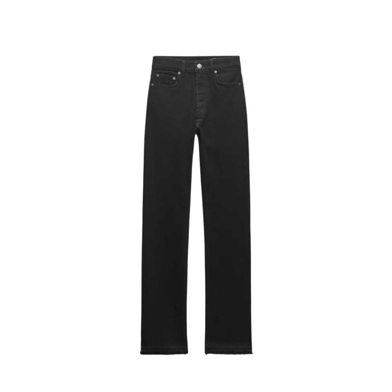 Zara NWT Zara The High Rise Slim Jeans in Black – Signature Denim Size 26" / US 2 / IT 38 - 1 Thumbnail