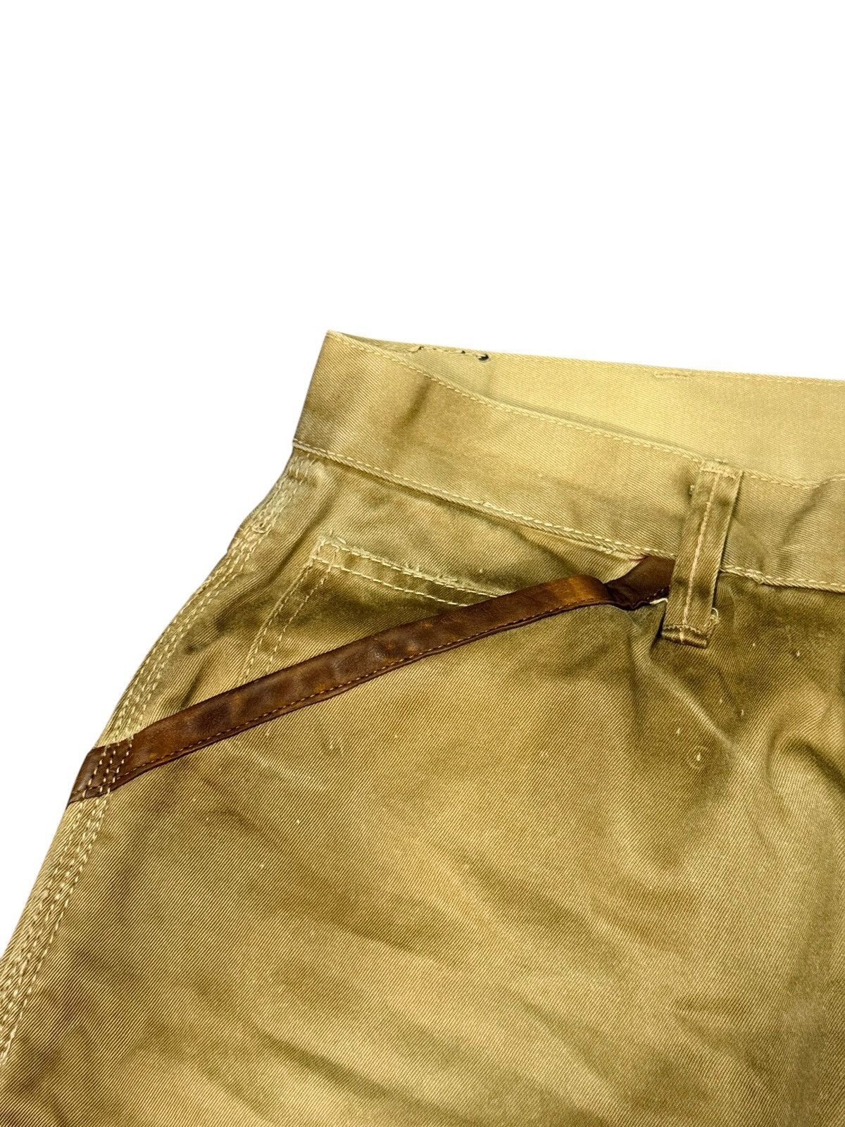 Isamu Katayama Backlash Carpenter Pant Isamu Katayama Leather Patchwork 3🟦2 Size US 31 - 9 Thumbnail
