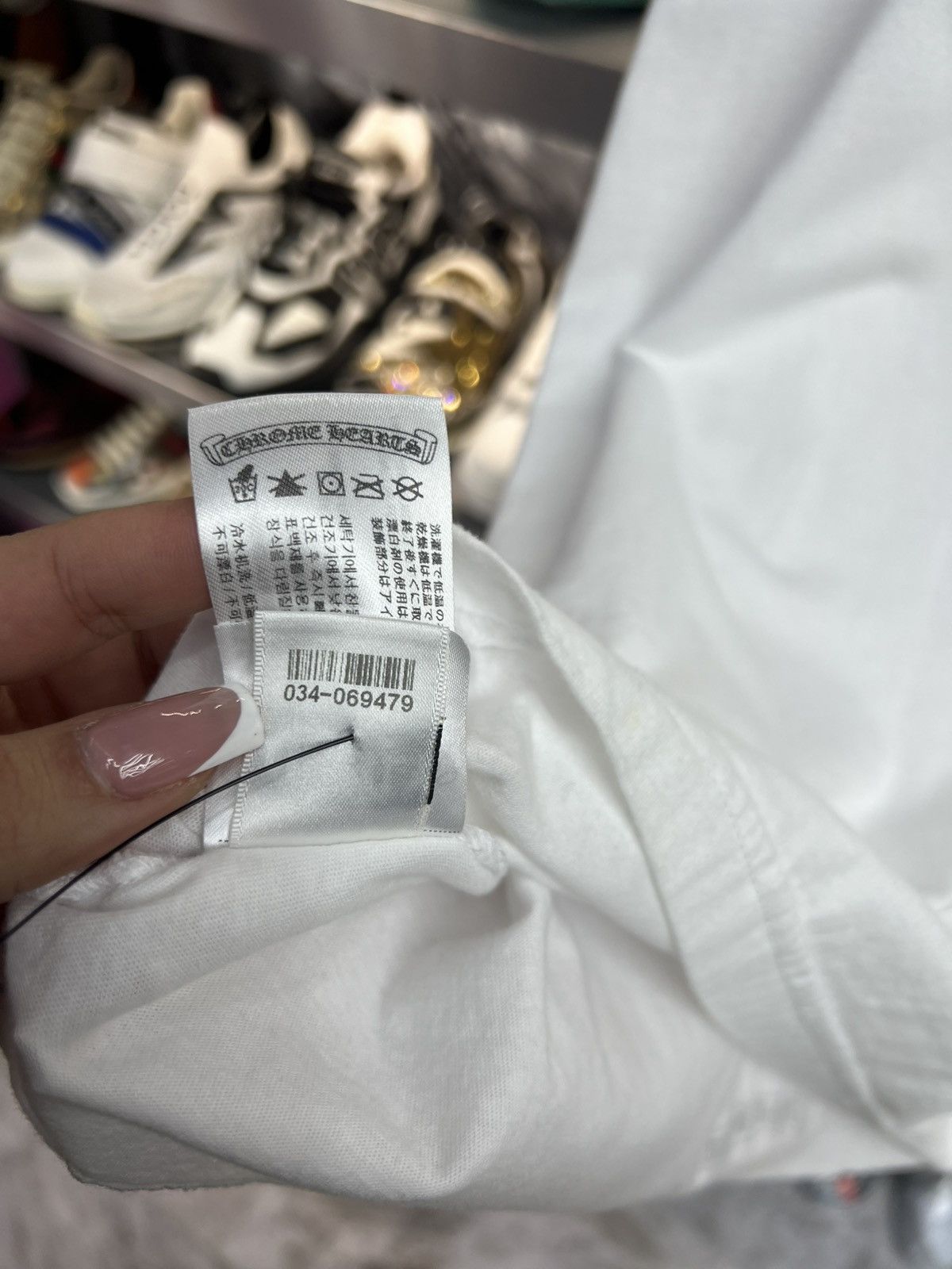 Chrome Hearts Chrome Hearts Las Vegas White Tee Size US L / EU 52-54 / 3 - 9 Thumbnail