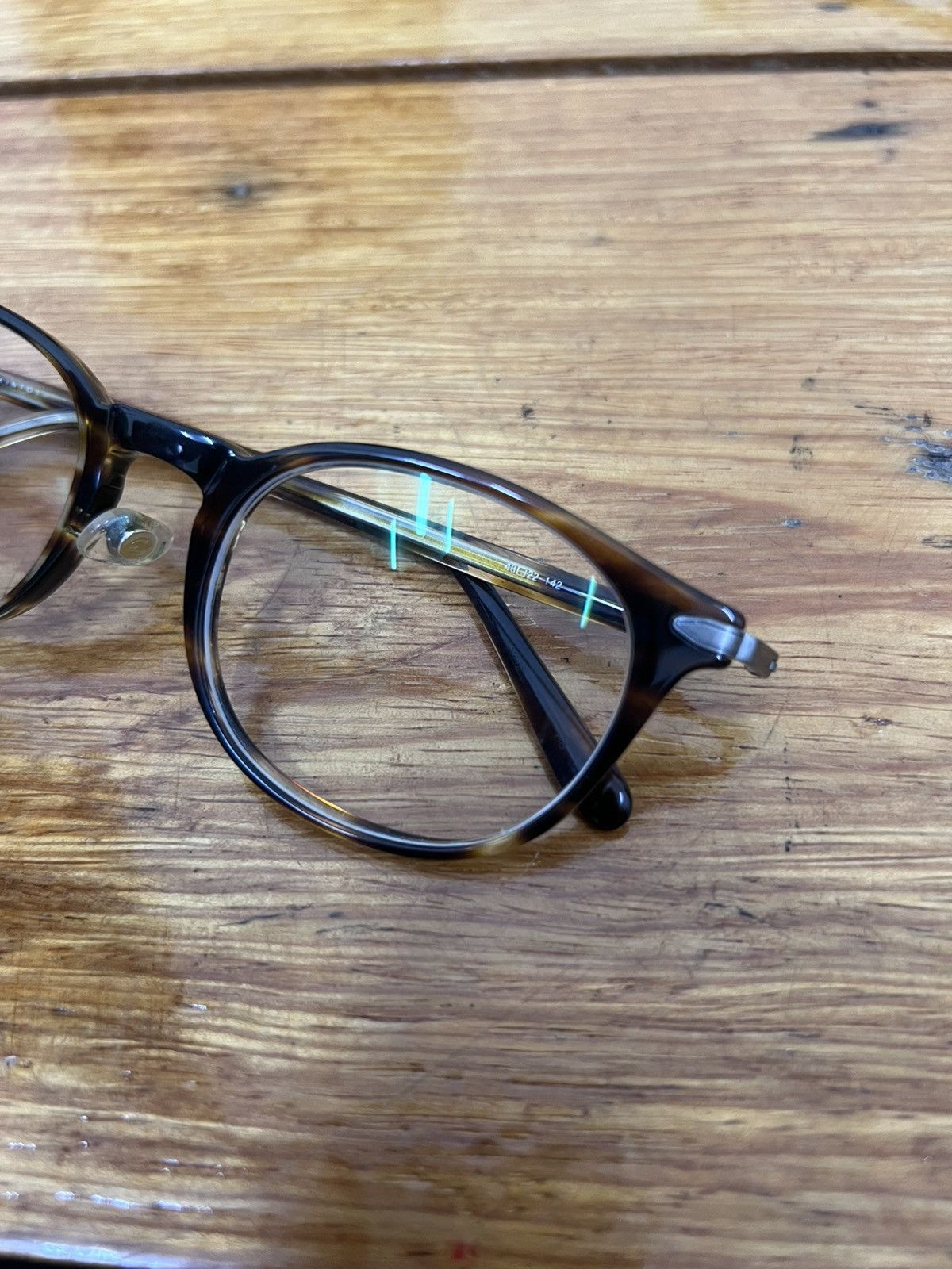 Mackintosh Mackintosh Tortoise Round Glasses Size ONE SIZE - 4 Thumbnail