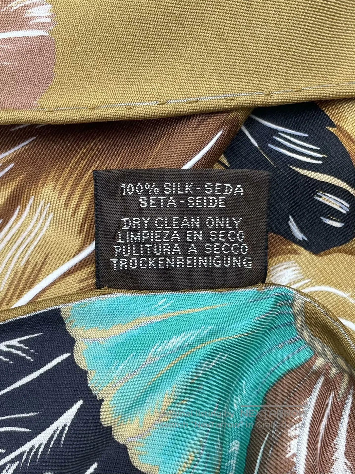 Hermes Hermes Feather Triangle Scarf. Size ONE SIZE - 9 Thumbnail