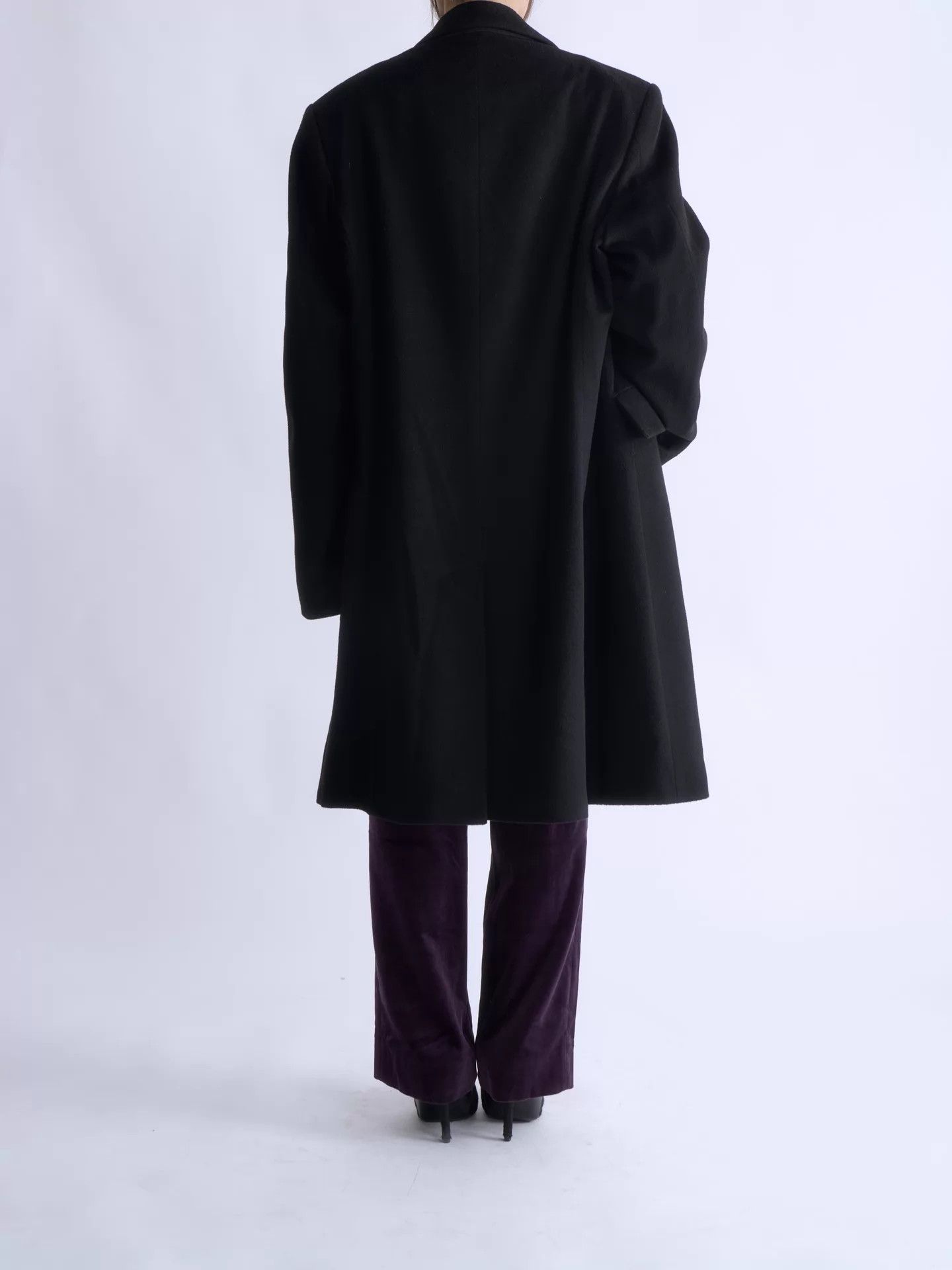Ports 1961 PORTS 1961 Black Wool Zip Men’s Coat Made in Italy Size US L / EU 52-54 / 3 - 3 Thumbnail