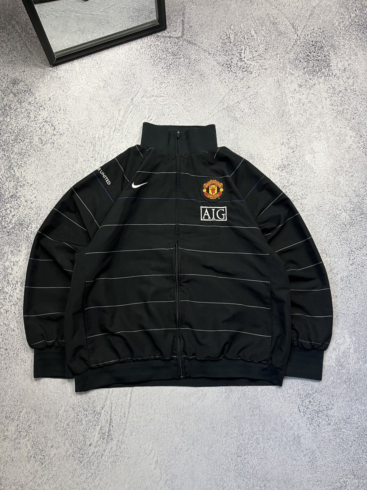 Nike 00’s Vintage Nike Manchester United 2008/09 Training Jacket Size US XL / EU 56 / 4 - 1 Thumbnail