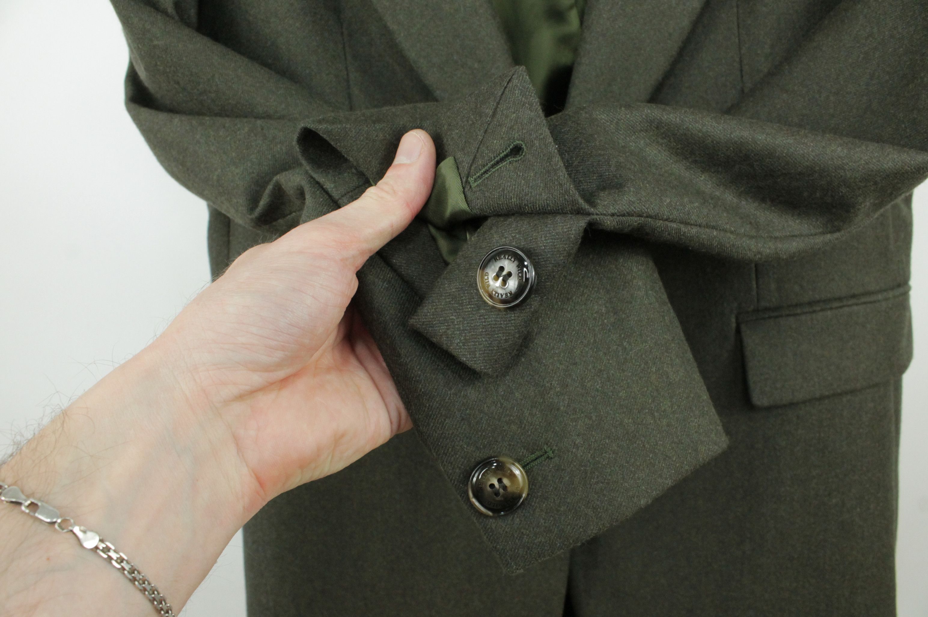 Other Really Wild Lavat Wool Single Breasted Blazer Jacket Size M / US 6-8 / IT 42-44 - 5 Thumbnail