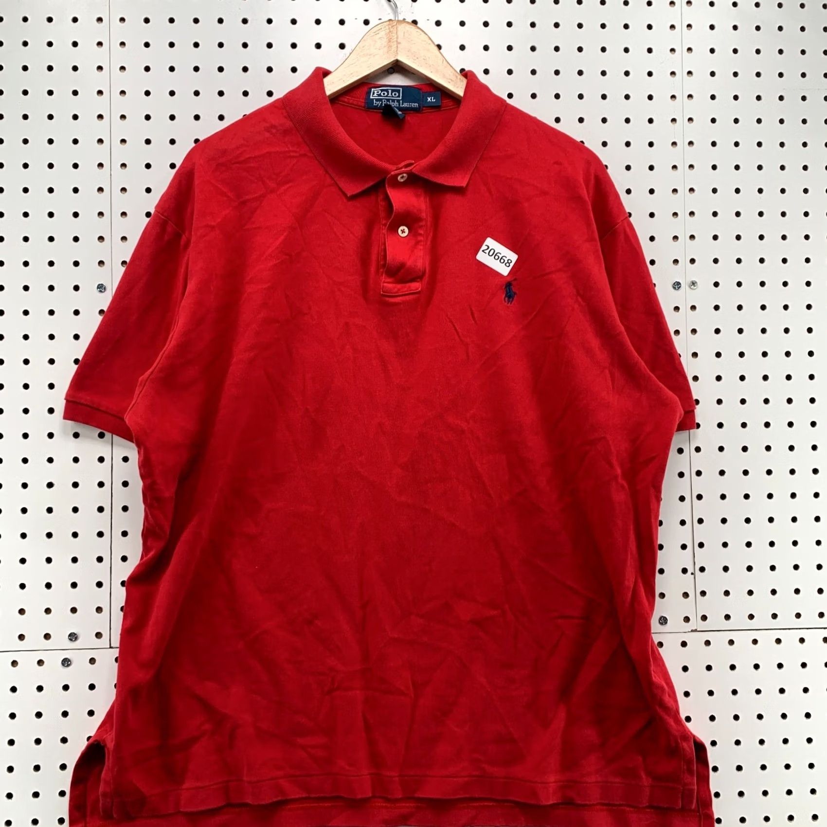 Polo Ralph Lauren Polo Ralph Lauren Polo Shirt Red Adult Mens XL Short Sleeve Fits 26x30 Pony Size US XL / EU 56 / 4 - 7 Thumbnail