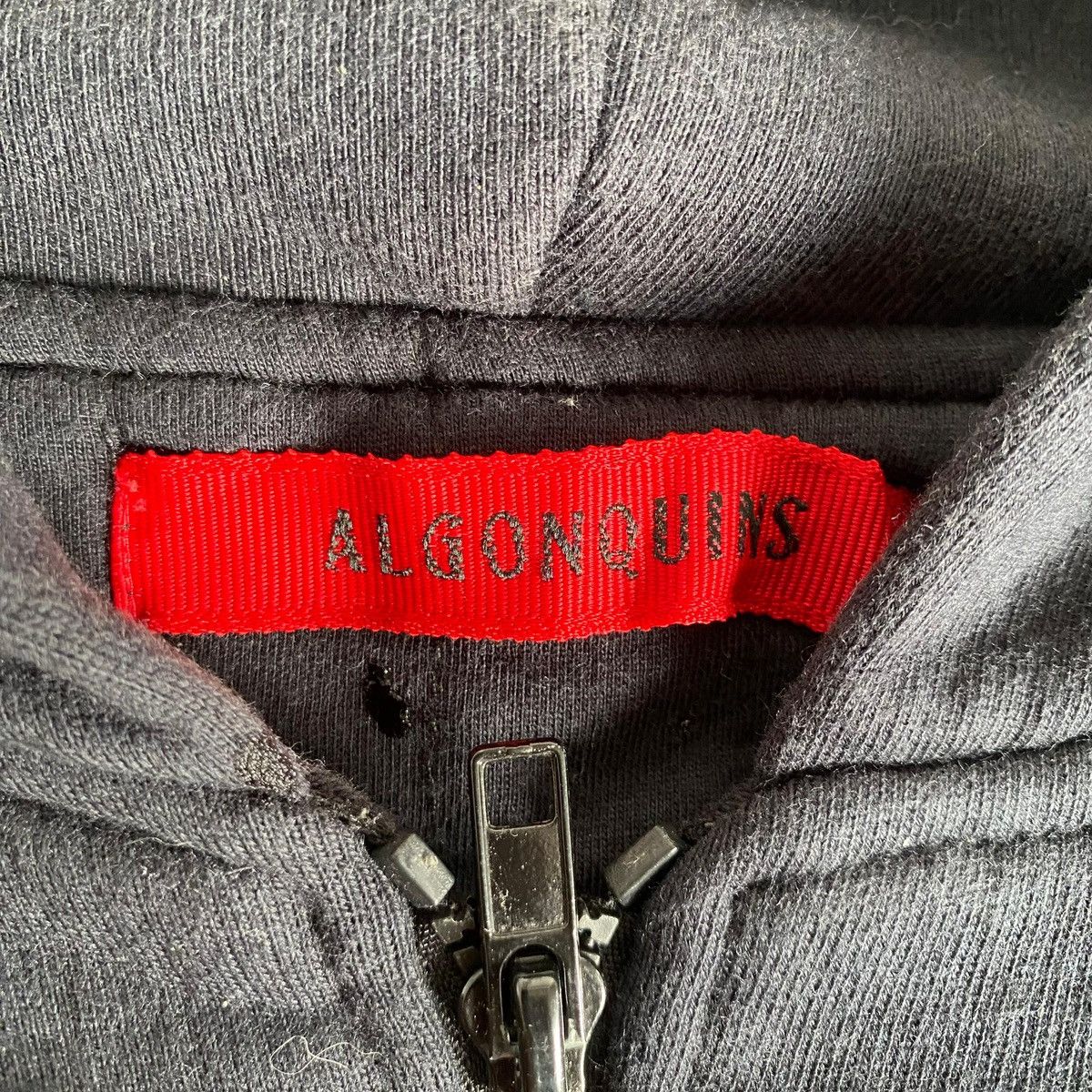 If Six Was Nine 2000s - Algonquins Y2K Skull Punk Gotic Embroidery Hoodie☠️ Size US M / EU 48-50 / 2 - 6 Thumbnail