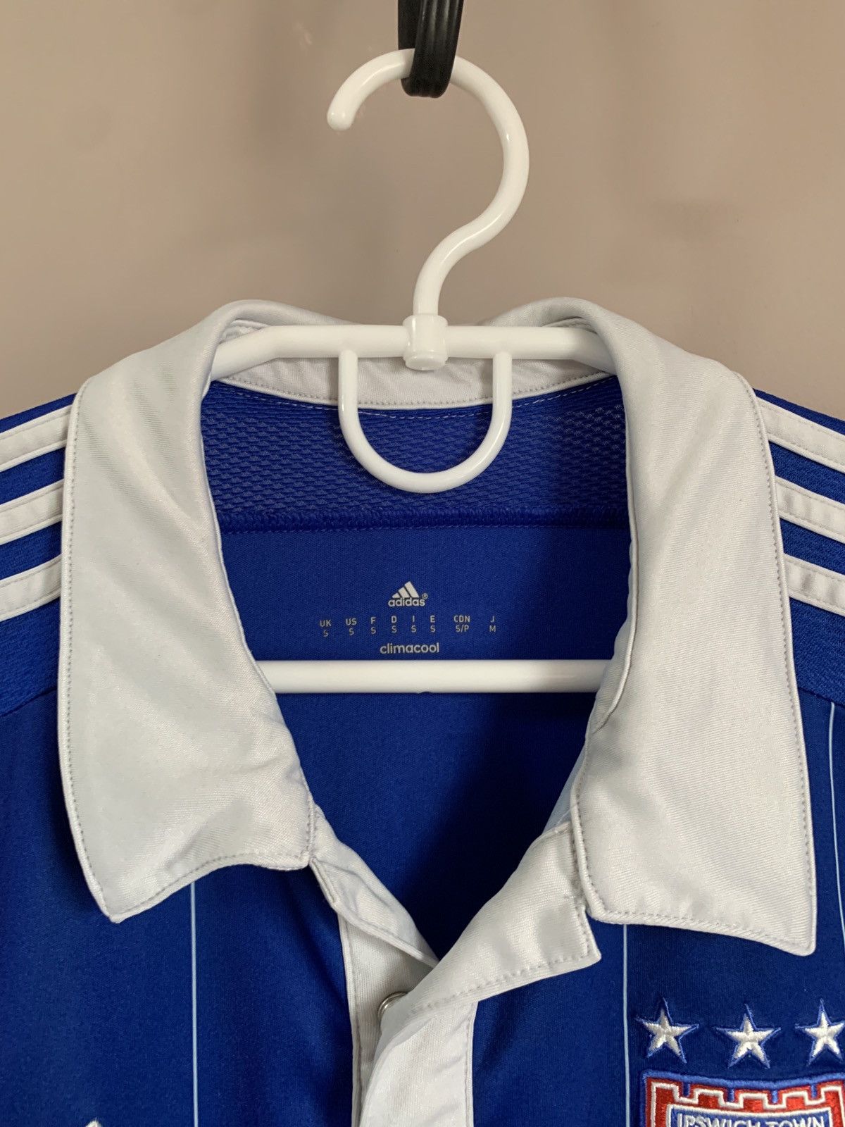 Adidas Ipswich Town 2015 Home Football Shirt Adidas Soccer Jersey S Size US S / EU 44-46 / 1 - 6 Thumbnail