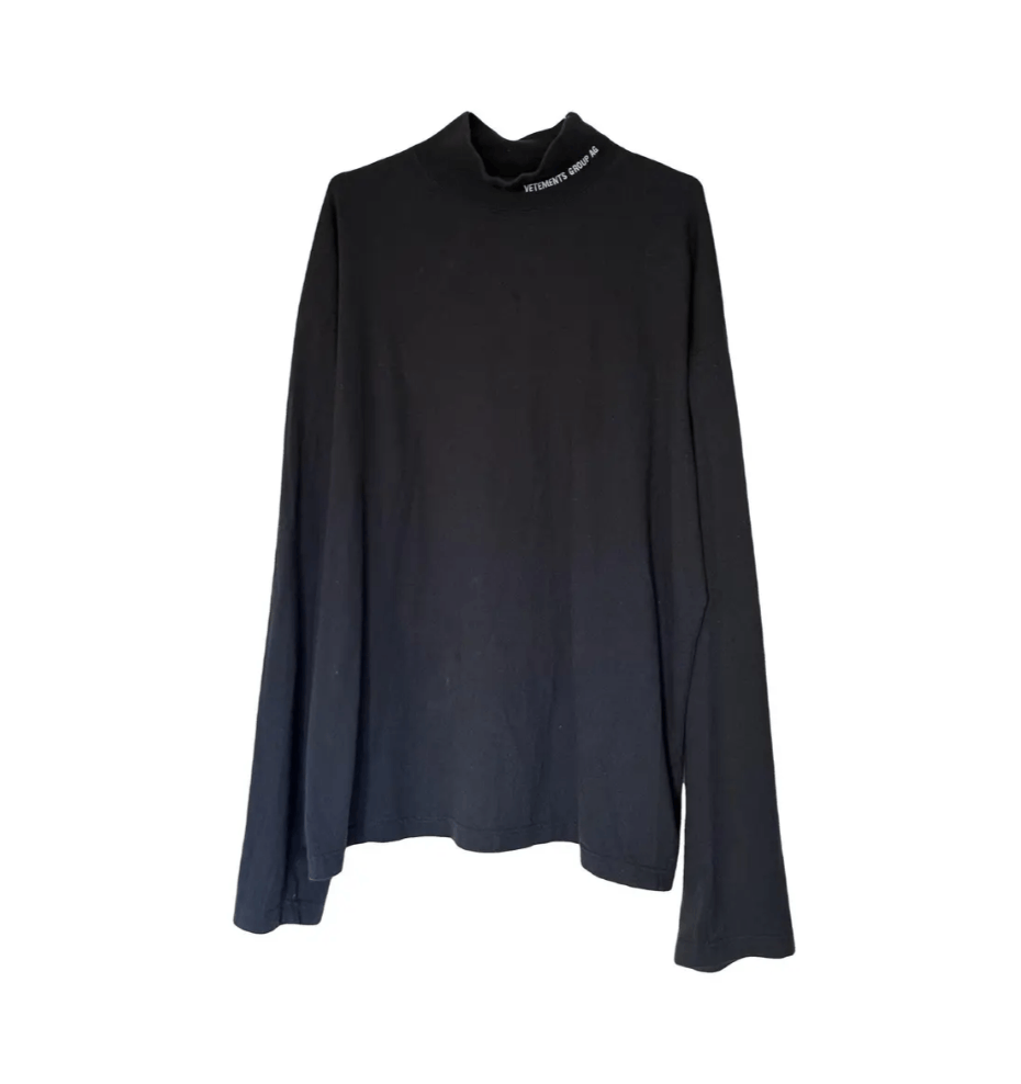 Vetements Vetements black turtleneck, summer 2018 Size US XS / EU 42 / 0 - 1 Thumbnail