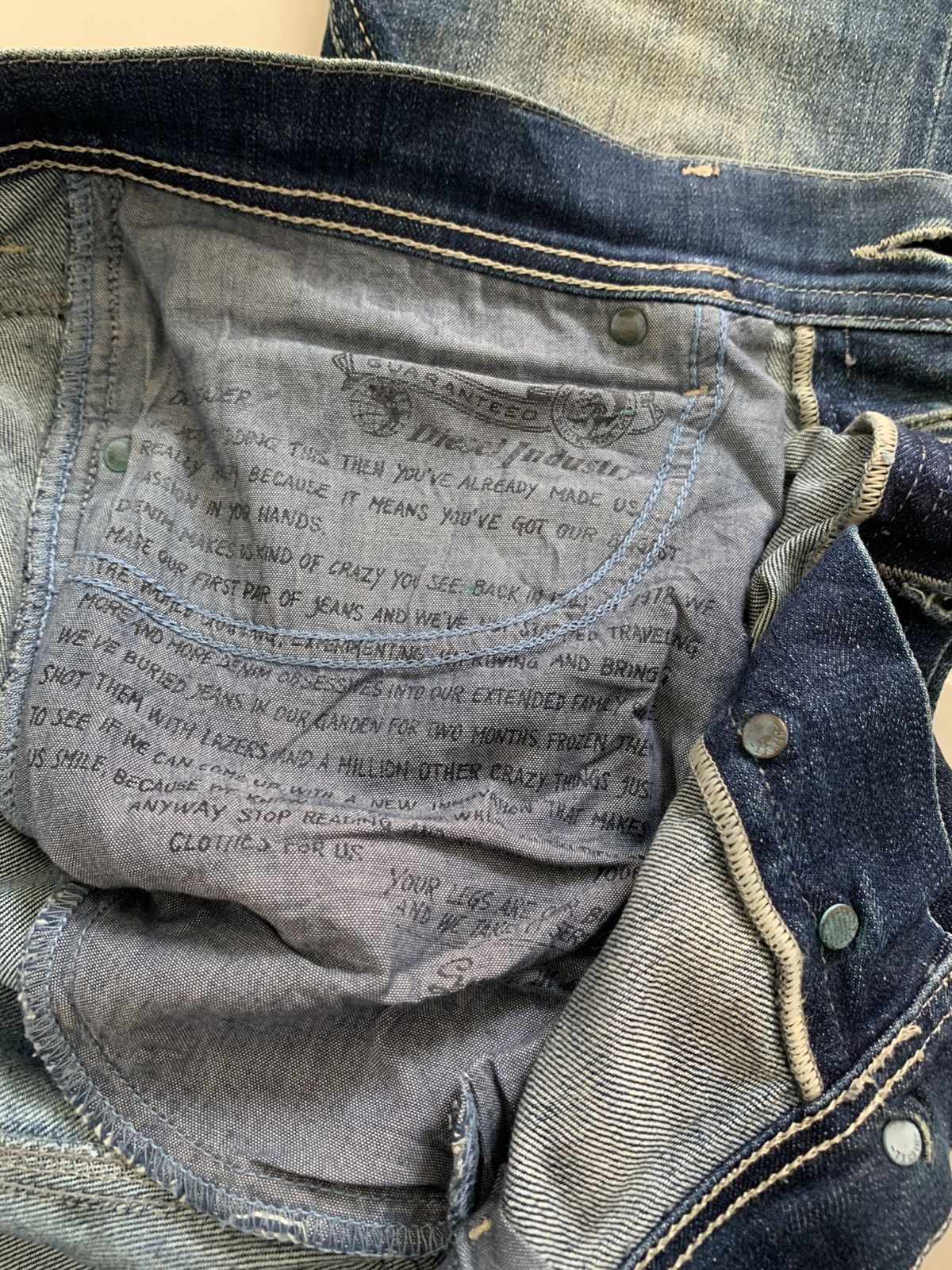 Diesel Diesel Industry Tepphar Slim Carrot Faded Blue Jeans Size US 32 / EU 48 - 8 Thumbnail