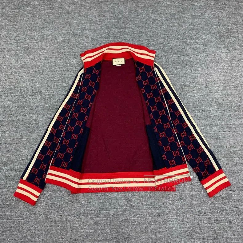 Gucci Gucci Red double G full-print jacket Size US L / EU 52-54 / 3 - 4 Thumbnail