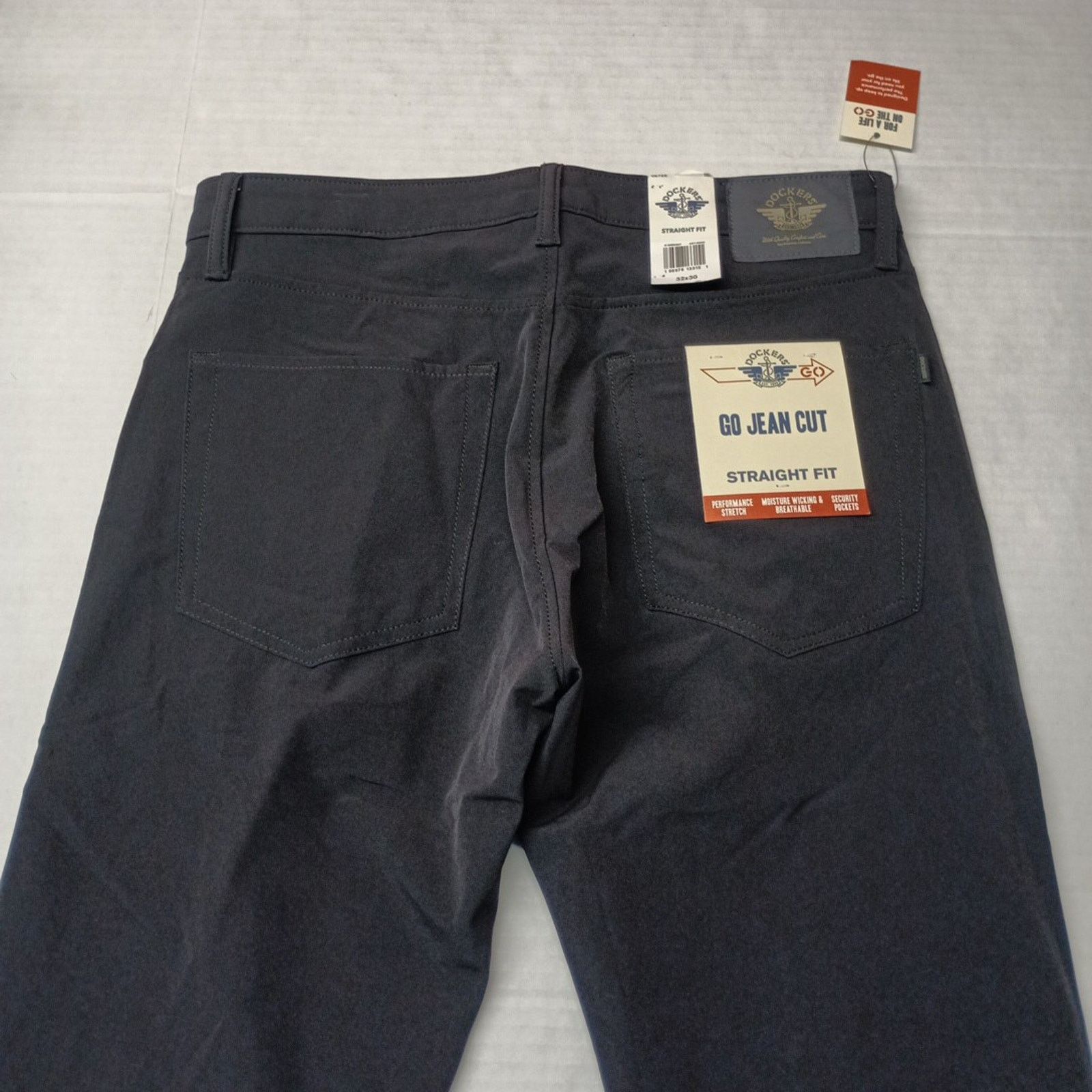 Dockers Dockers Pants Men's 32x30 Black Go Jean Cut Straight Fit Size US 32 / EU 48 - 9 Thumbnail