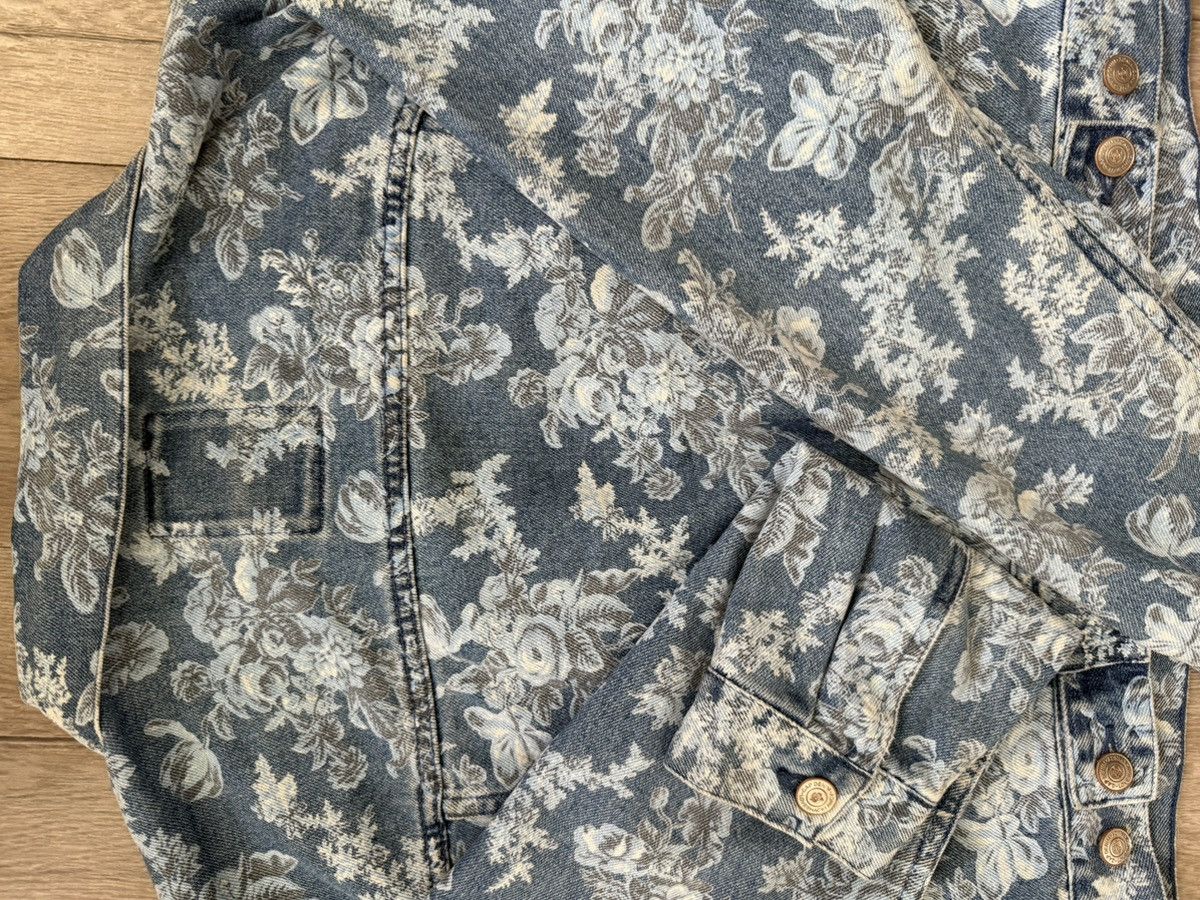 LoveShackFancy GAP Denim Floral Jacket SIZE XS Size XS / US 0-2 / IT 36-38 - 6 Thumbnail