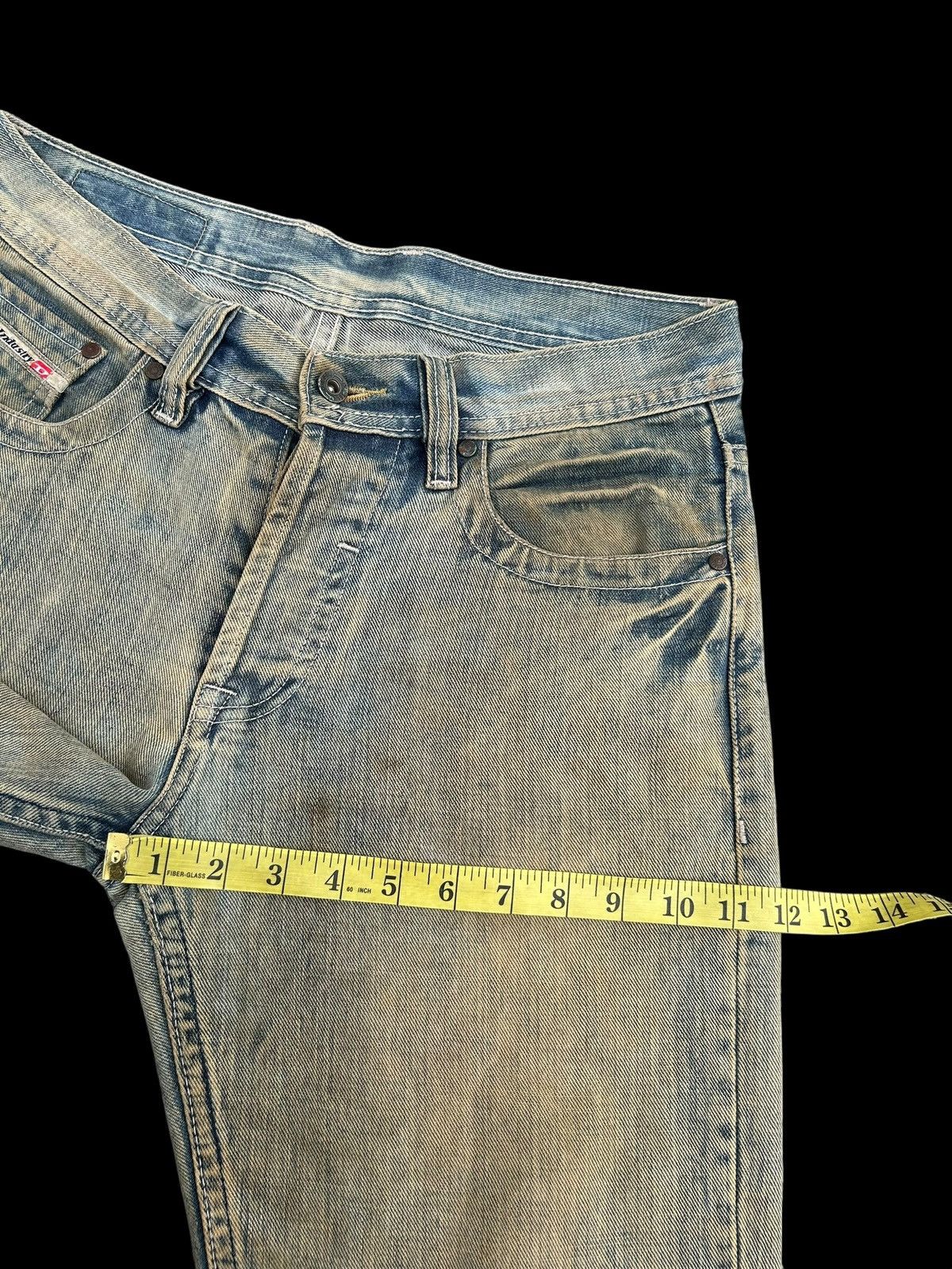 Kapital Vintage Diesel Big Logo Distressed Dirty Denim jeans Size US 32 / EU 48 - 22 Thumbnail