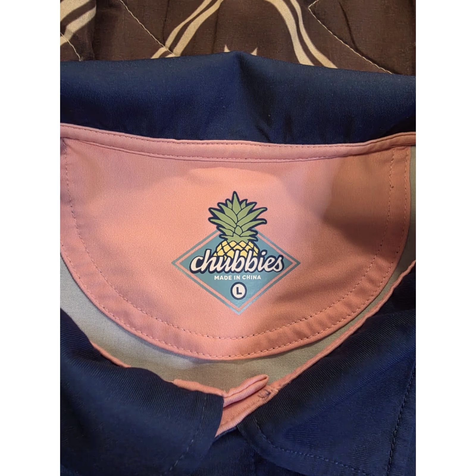 Chubbies Chubbies Polo Shirt Striped Neon Glades Multicolor Short Sleeve Mens L Seasonal Beach Golf Tennis Shirt Mens Lounging Activewear Size US L / EU 52-54 / 3 - 5 Thumbnail