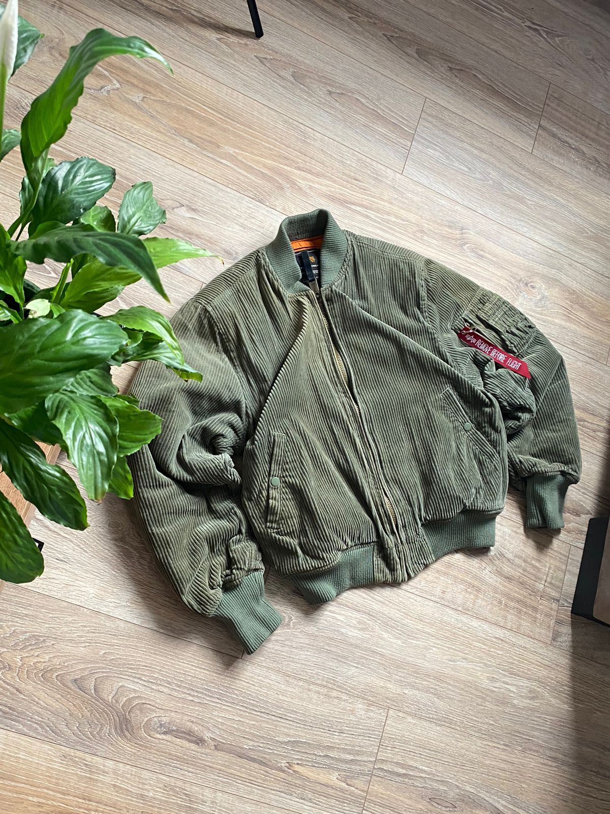 Alpha industries corduroy bomber sale