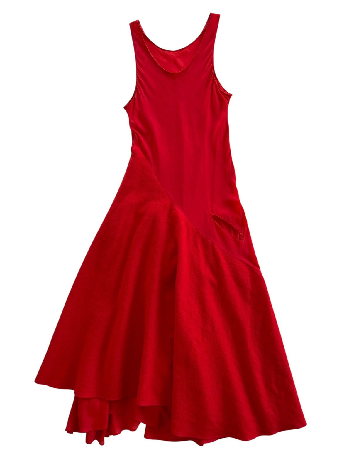 Y's Yohji Yamamoto Wool Cupro Gowns Maxi Dress Size M / US 6-8 / IT 42-44 - 2 Thumbnail