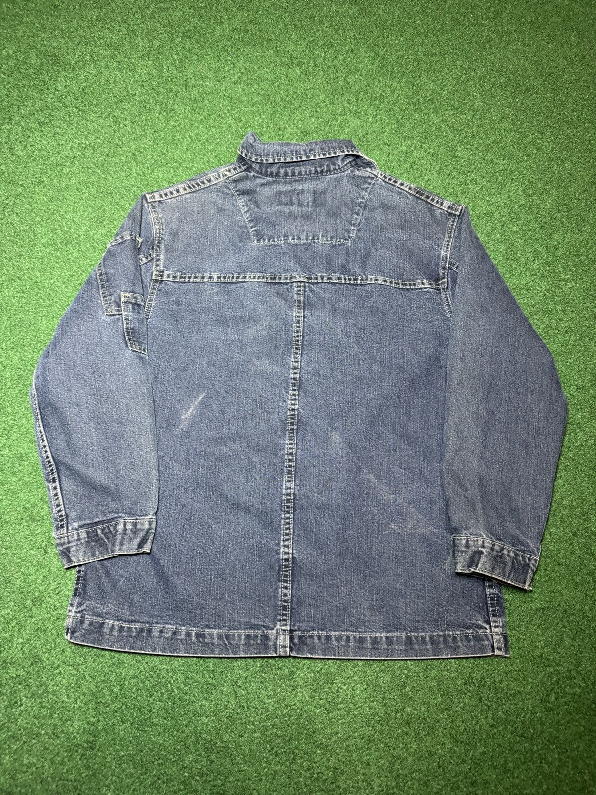 Lee Lee Pipe Vintage 90s Y2K Denim Jacket Large Hip Hop Size US L / EU 52-54 / 3 - 5 Thumbnail