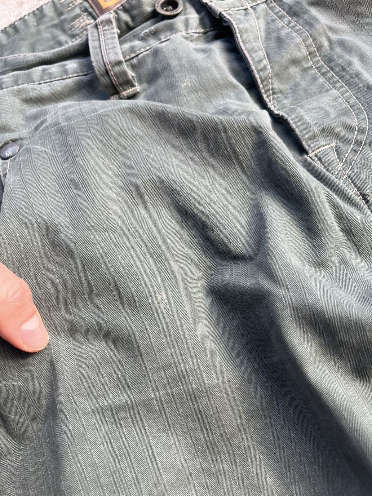 G-Star Vintage G-Star Raw Big Logo Japanese Distressed Faded Pants Size US 32 / EU 48 - 14 Thumbnail