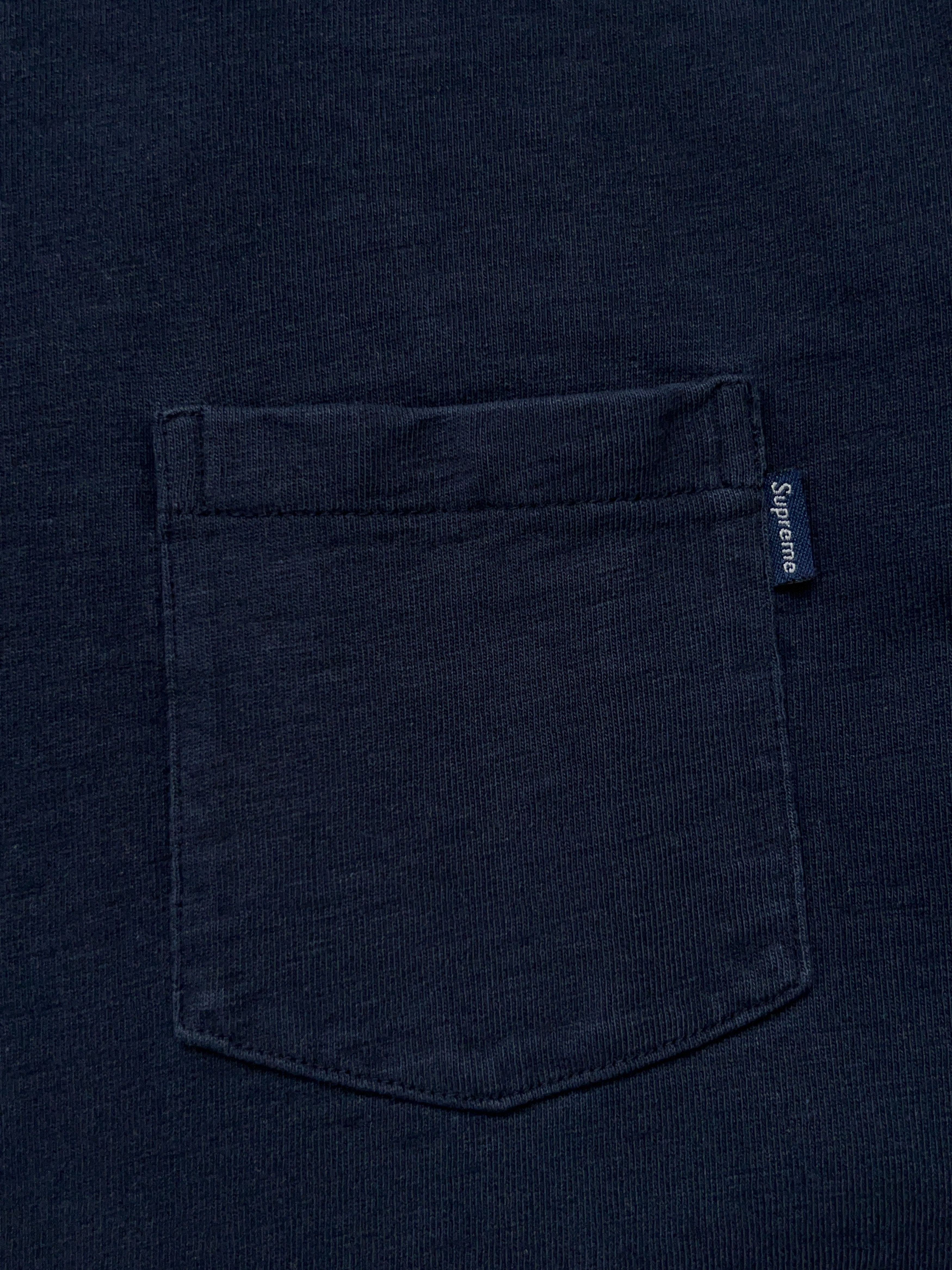 Supreme Supreme Pocket Long Sleeve Shirt Pullover Navy Blue Cotton L Size US M / EU 48-50 / 2 - 4 Thumbnail