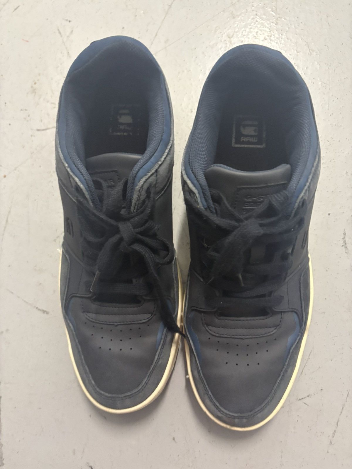 G-Star G-Star RAW Men's Low Top Athletic Sneakers Black Navy Size US 12 / EU 45 - 13 Thumbnail