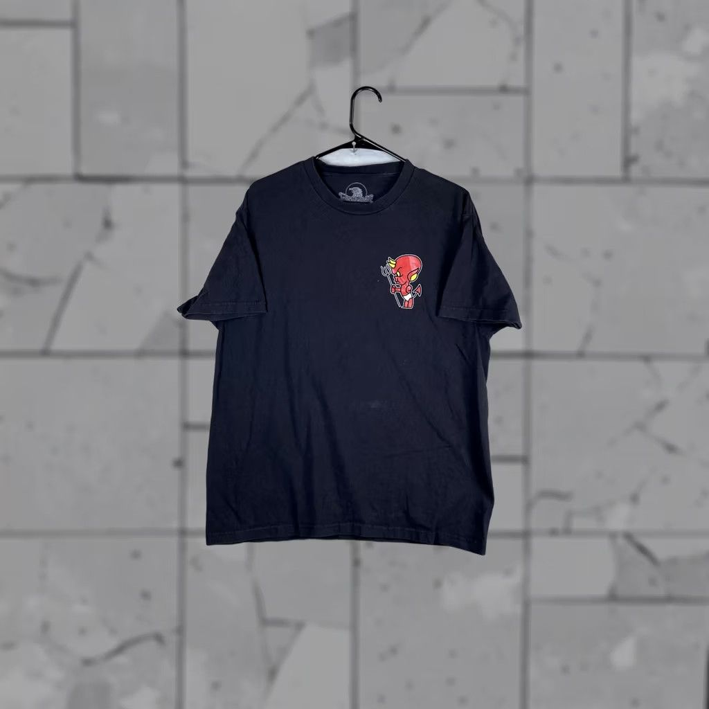 Vintage Indestructible Shirt Mens Large Black Devil Back Graphic Tee Tagless Size US L / EU 52-54 / 3 - 1 Thumbnail