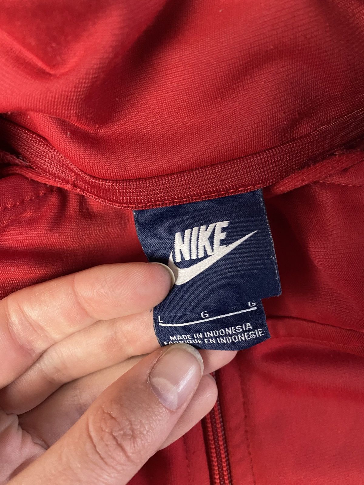 Nike Vintage 90's Nike Nike FC Barcelona Barca Track Jacket Size US L / EU 52-54 / 3 - 3 Thumbnail