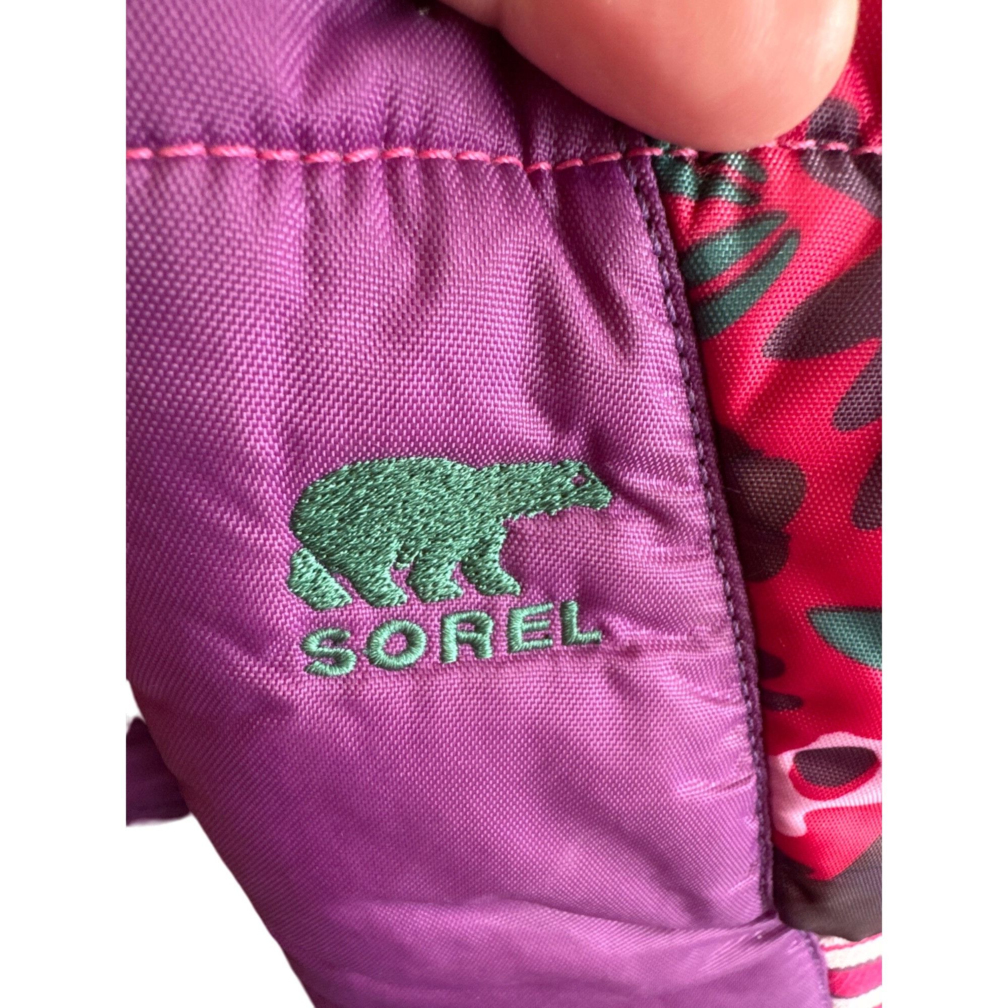 SOREL Sorel Womens Red Pink Floral Winter Rain Boots Size 4 SKU811 Size US 4 / IT 34 - 5 Thumbnail