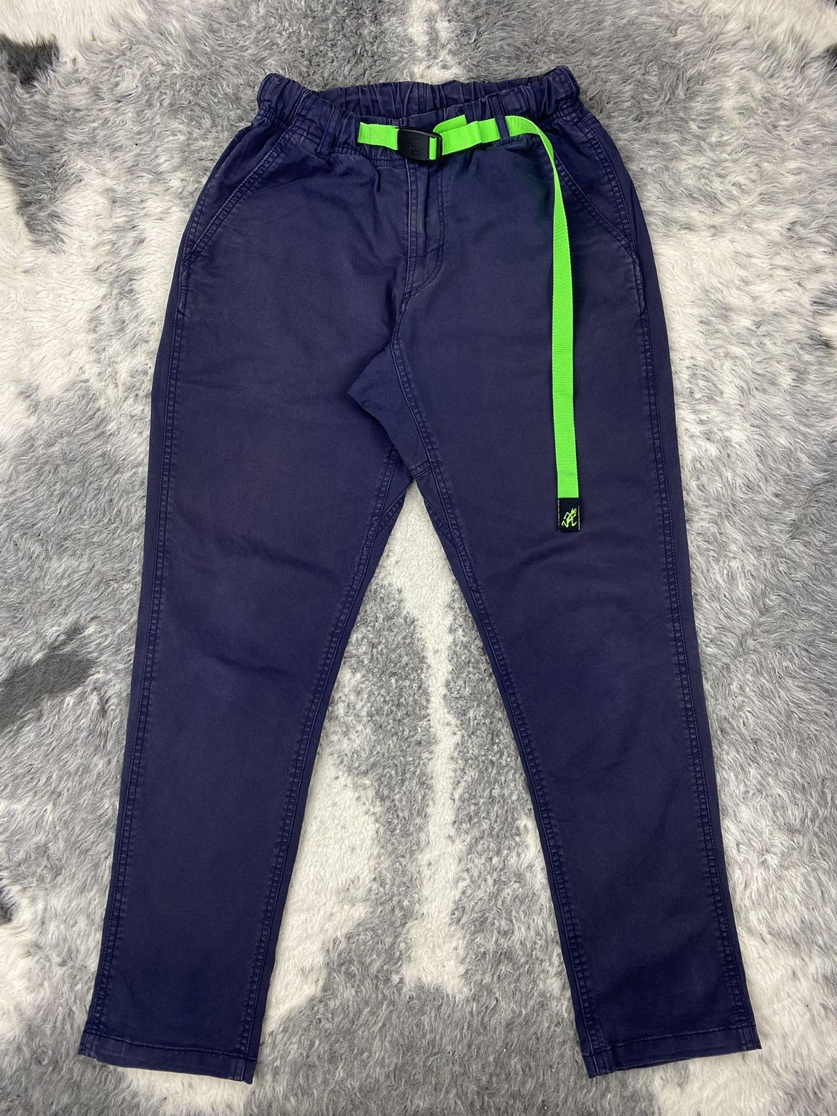 Beams Plus × Gramicci Gramicci x BEAMS + Neon Green Belt Casual / Easy Pant Size US 29 - 1 Thumbnail