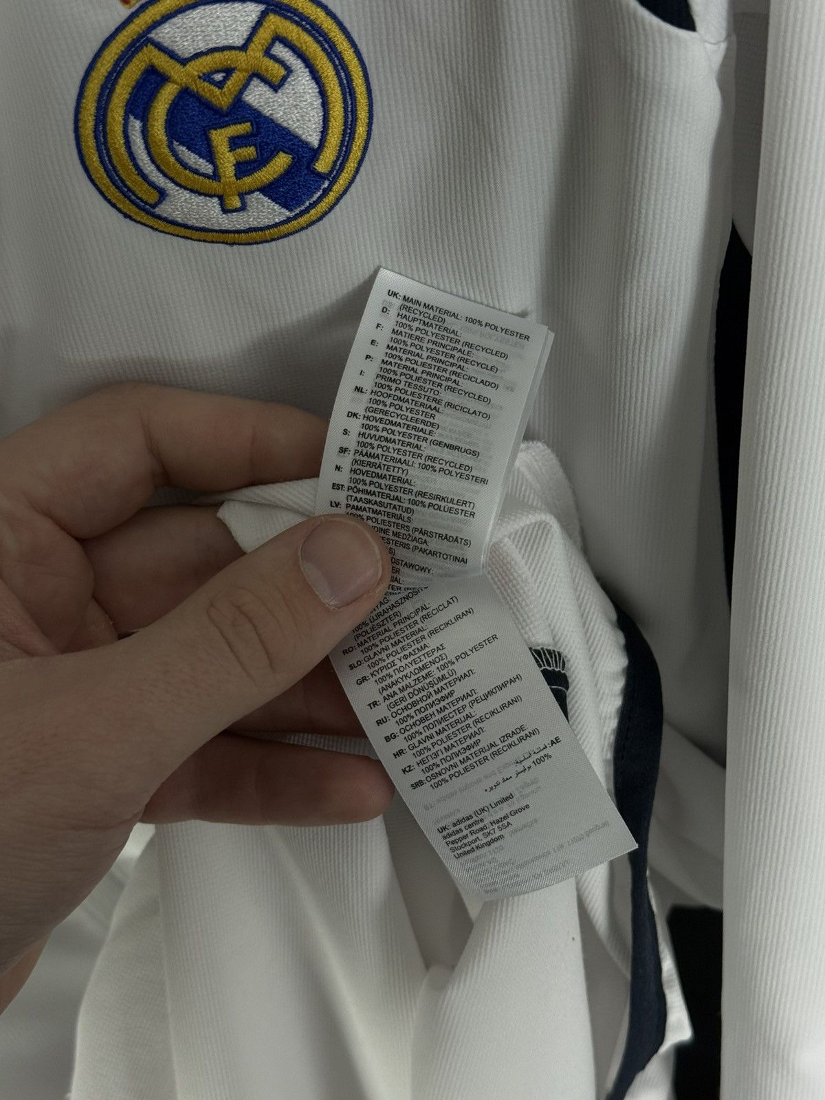Vintage Vintage Adidas Real Madrid Track Jacket Size US L / EU 52-54 / 3 - 14 Thumbnail