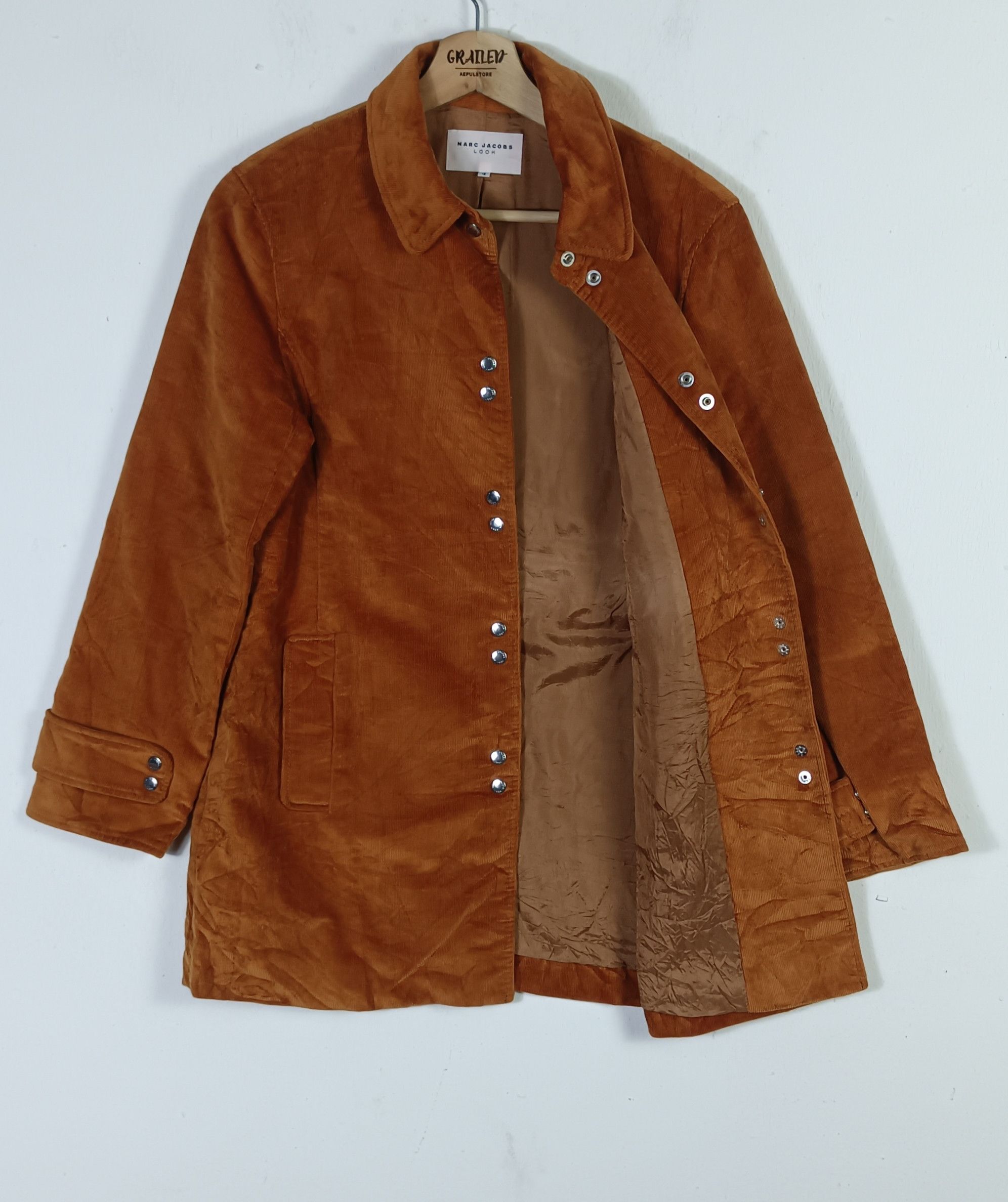 Marc Jacobs MARC JACOBS LOOK CORDUROY SNAP BUTTON JACKET Size US S / EU 44-46 / 1 - 2 Thumbnail