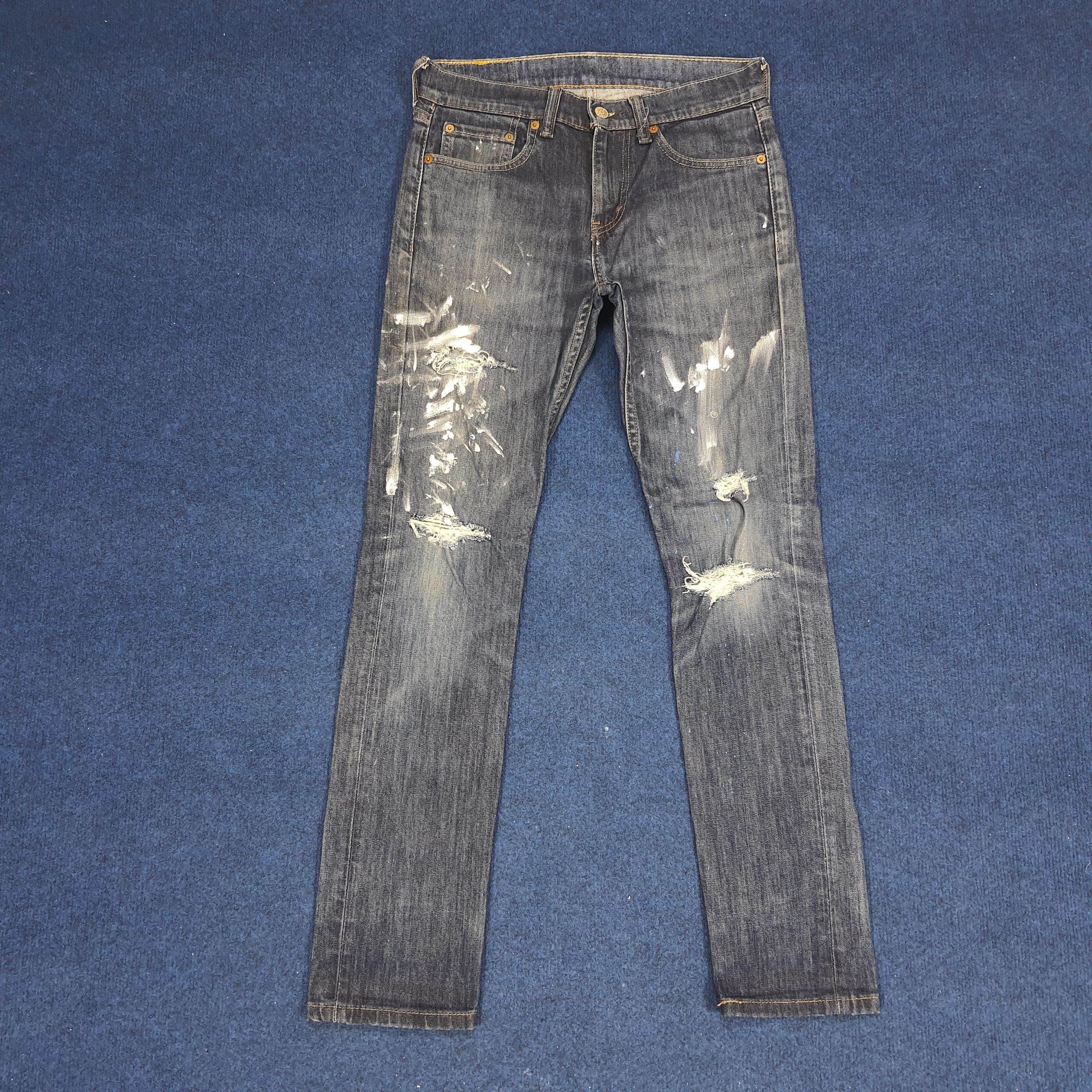 Levi's × Vintage Vintage Levi's 510 Art Distressed Style Jeans Size US 29 - 1 Thumbnail
