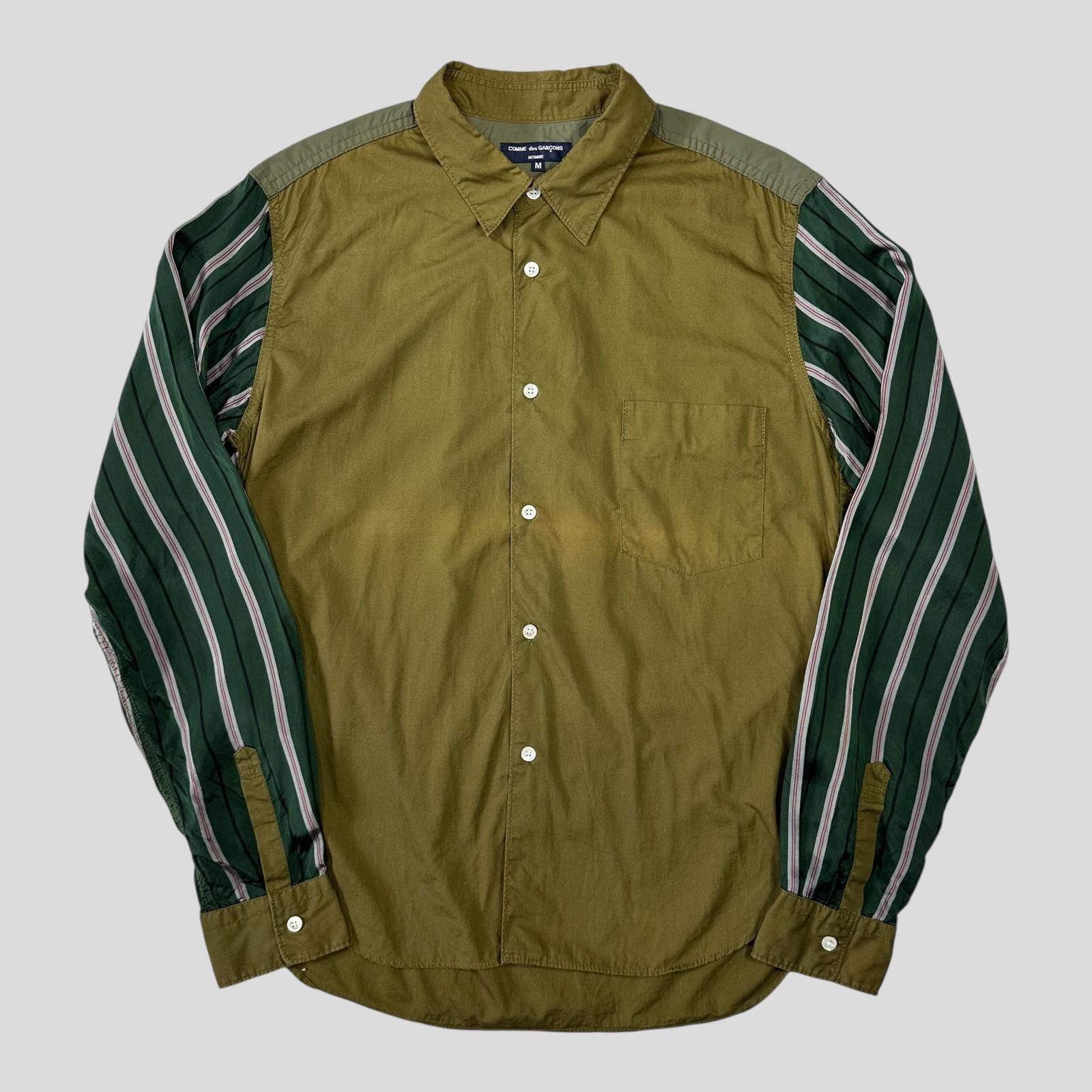Comme des Garcons Comme Des Garçons Homme 2009 Rayon Sleeve Panelled Shirt - M Size US M / EU 48-50 / 2 - 1 Thumbnail