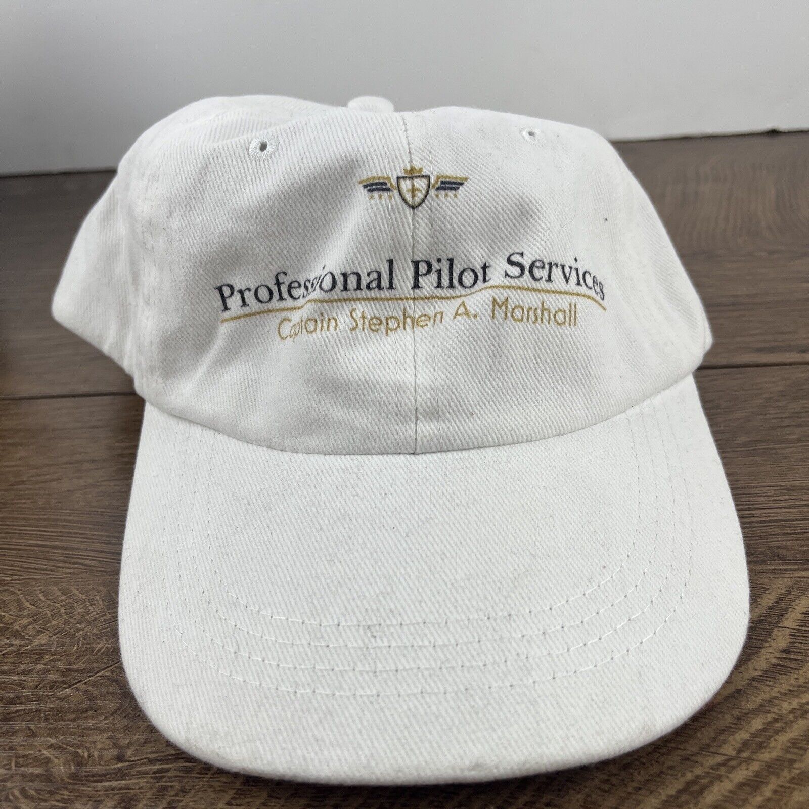 Other Professional Pilot Services White Hat Adjustable Adult Size Size ONE SIZE - 2 Thumbnail