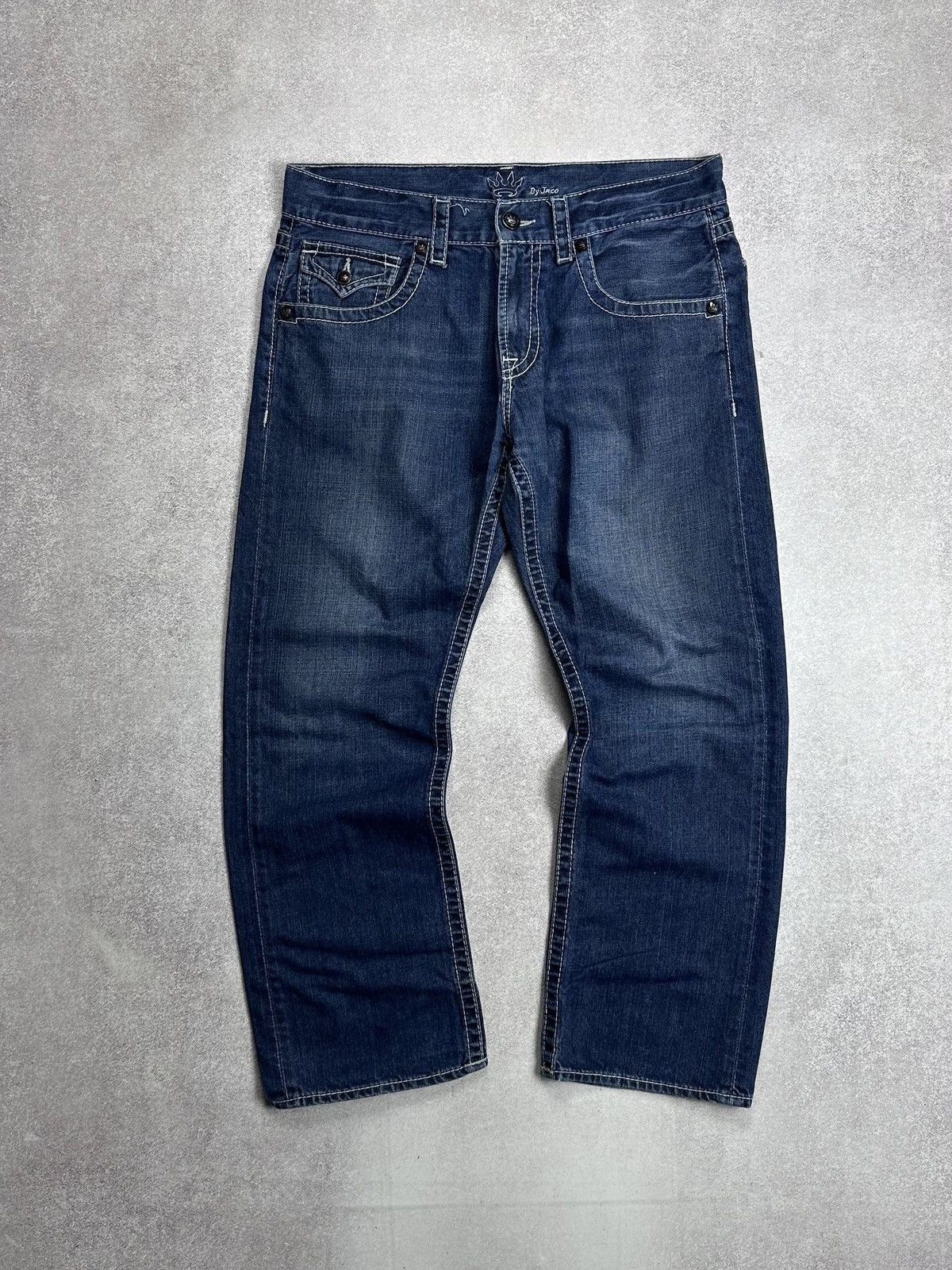 JNCO Vintage 90s JNCO Jeans Y2K Embroidery Baggy Flared Jeans 36 Size US 36 / EU 52 - 4 Thumbnail