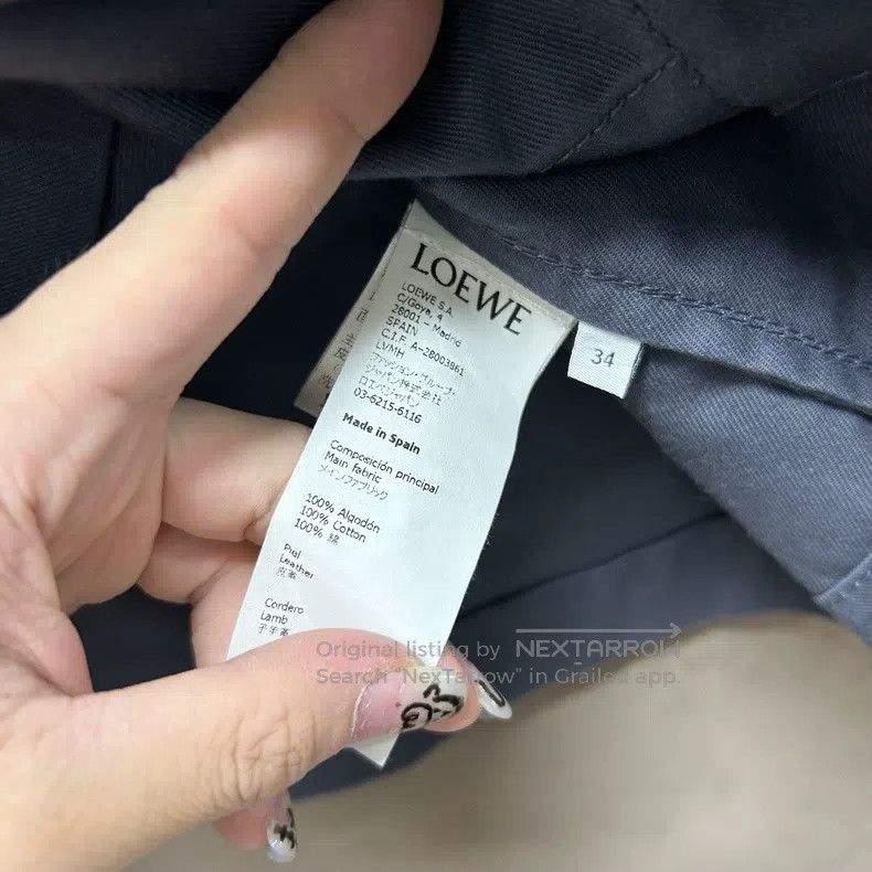 Loewe Loewe Leather Patched Jacket Size XXS / US 00 / IT 34 - 5 Thumbnail