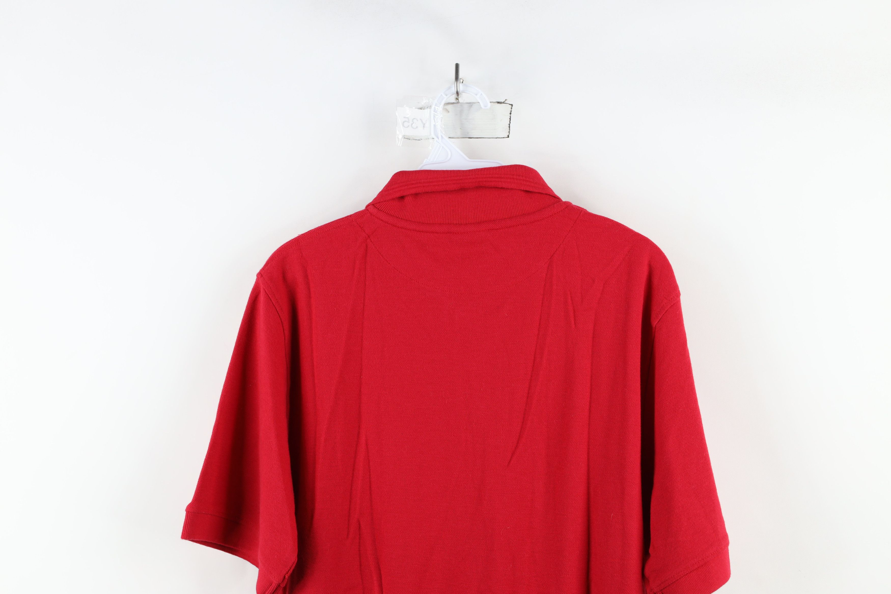 Vintage Vintage 90s Streetwear Knit Collared Golf Polo Shirt Red Size US M / EU 48-50 / 2 - 12 Thumbnail