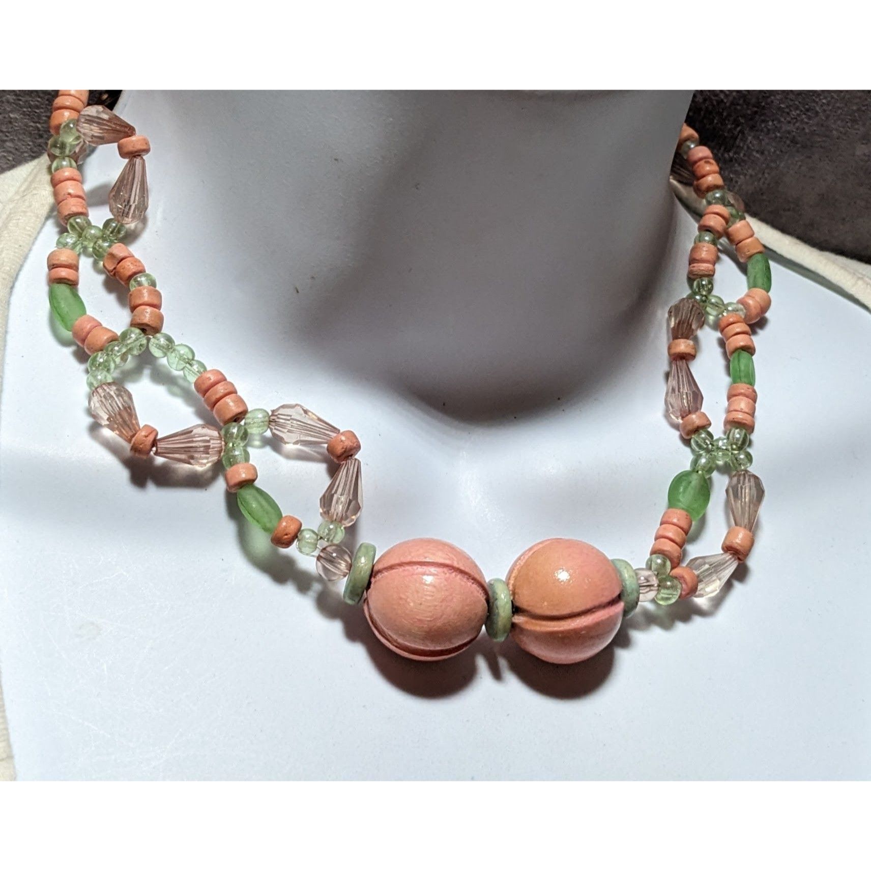 Other Vintage Pink Beaded Necklace Size ONE SIZE - 6 Thumbnail