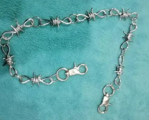 Other 55cm Barb Wire Wallet Chain Size ONE SIZE - 3 Thumbnail