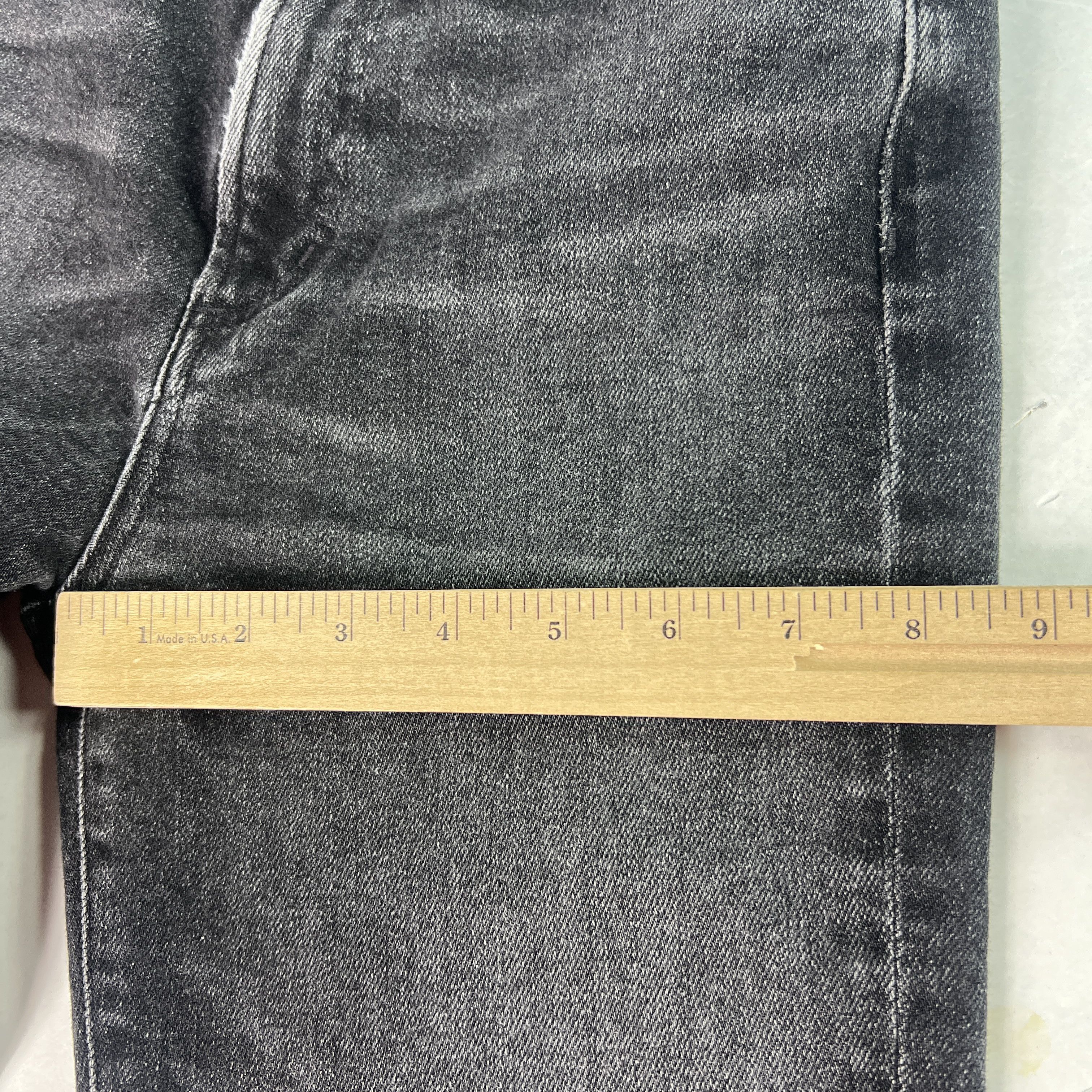 Agolde AGOLDE Jean Pinch Waist High Rise Skinny Black Stretch Denim Size 25" / US 0 / IT 36 - 17 Thumbnail