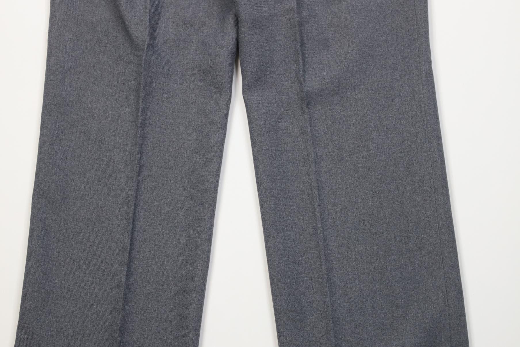 Vintage Vintage 70s Streetwear Flared Wide Leg Chino Pants Gray USA Size US 34 / EU 50 - 11 Thumbnail