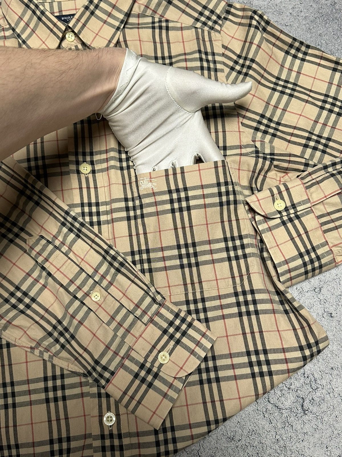 Burberry Vintage Burberry Nova Check Shirt Size S / US 4 / IT 40 - 6 Thumbnail