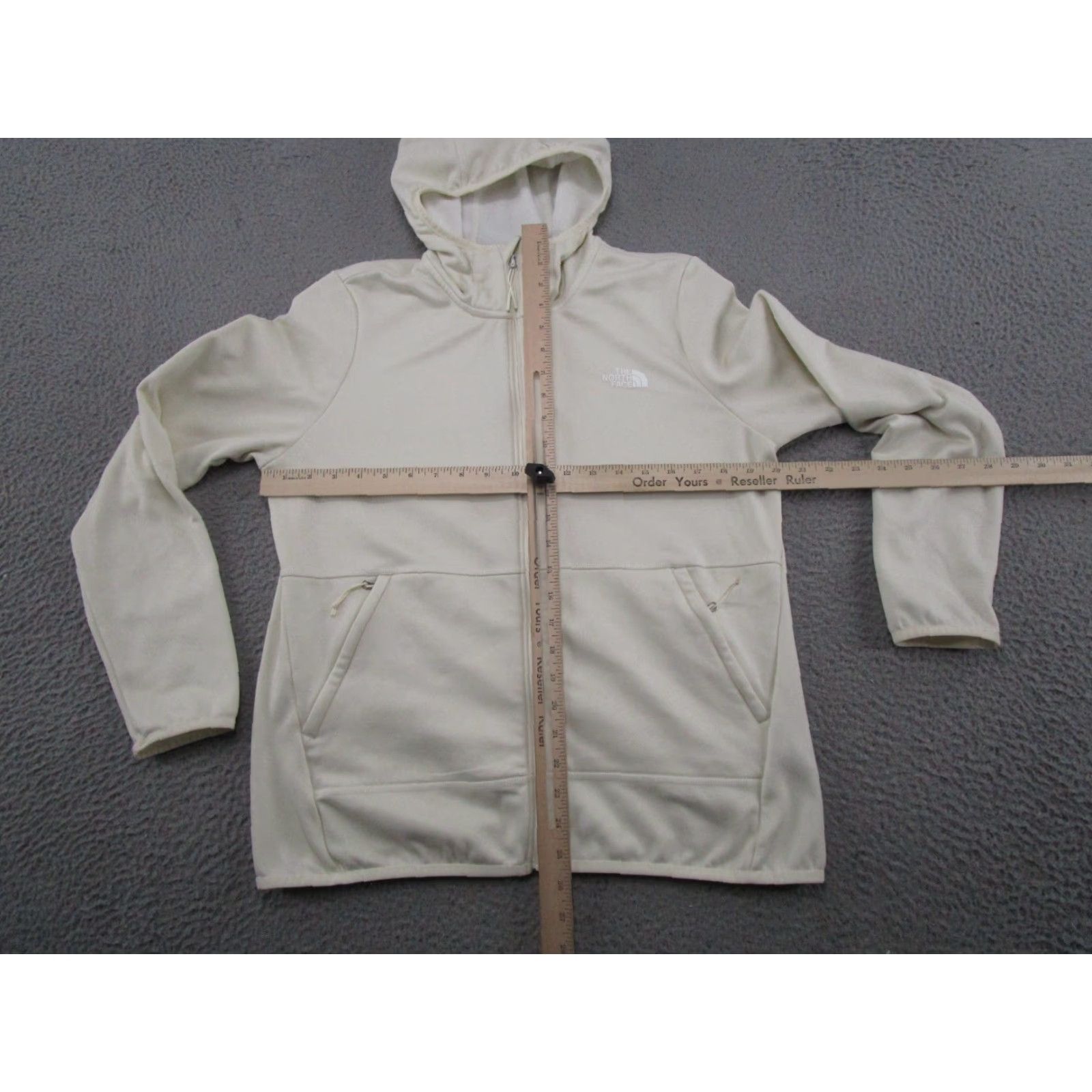 The North Face The North Face Jacket Womens Size L White Hooded Lightweight Zip Up Full Zip Casual Outdoor Winter Spring Fall Size L / US 10 / IT 46 - 4 Thumbnail