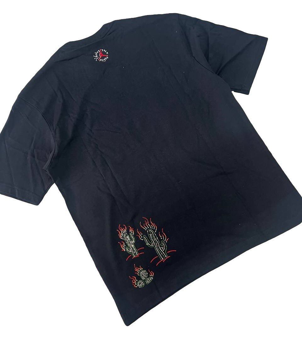 Nike × Travis Scott Nike Travis Scott x Jordan Flight Tee Black Size US M / EU 48-50 / 2 - 5 Thumbnail